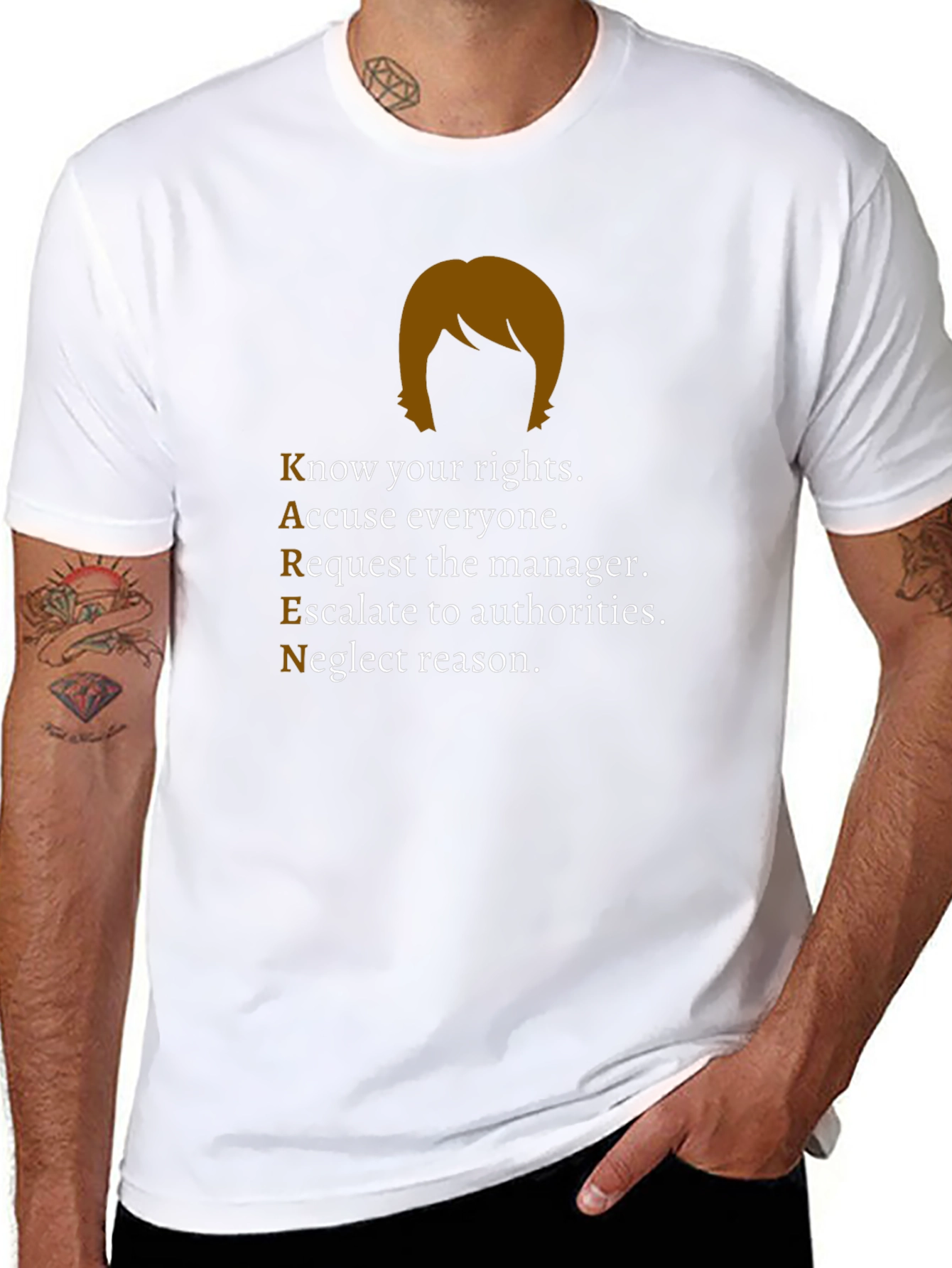 Karen Parody T-Shirt - Know Your Rights