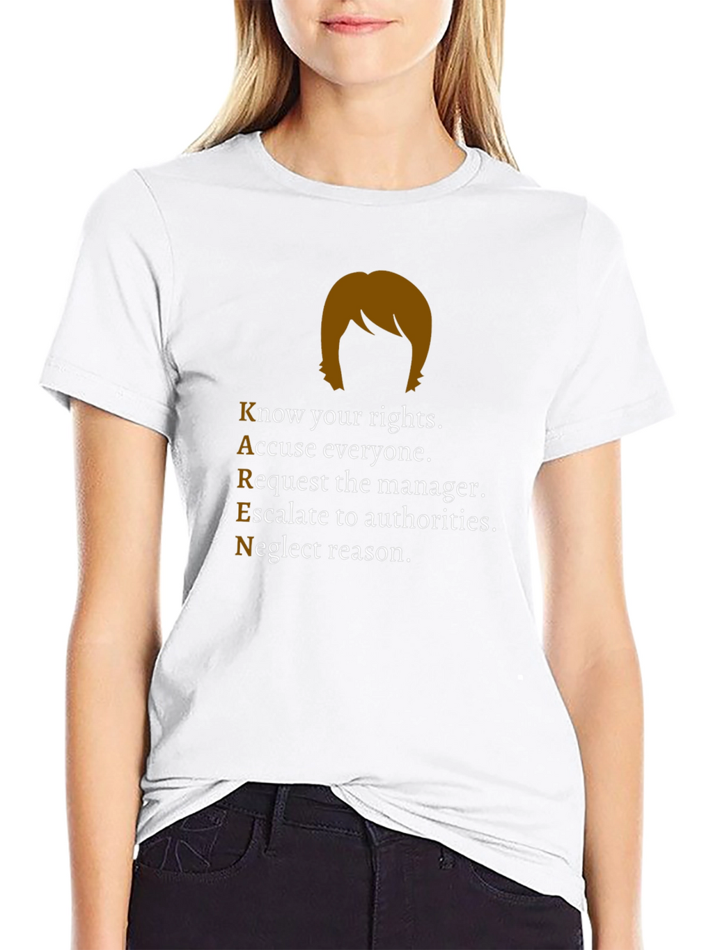 Karen Parody T-Shirt - Know Your Rights
