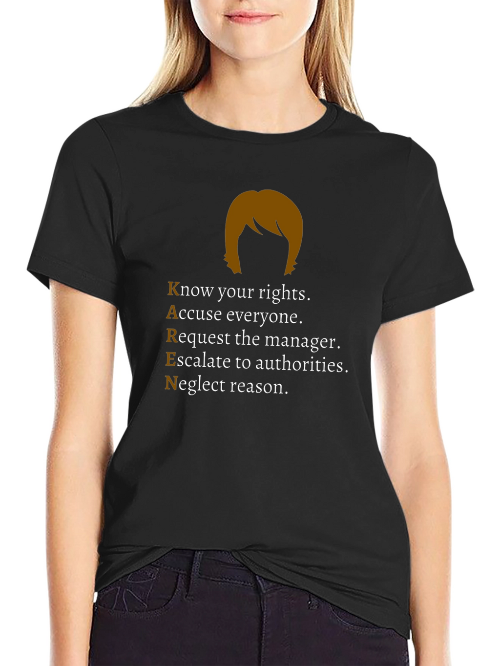 Karen Parody T-Shirt - Know Your Rights