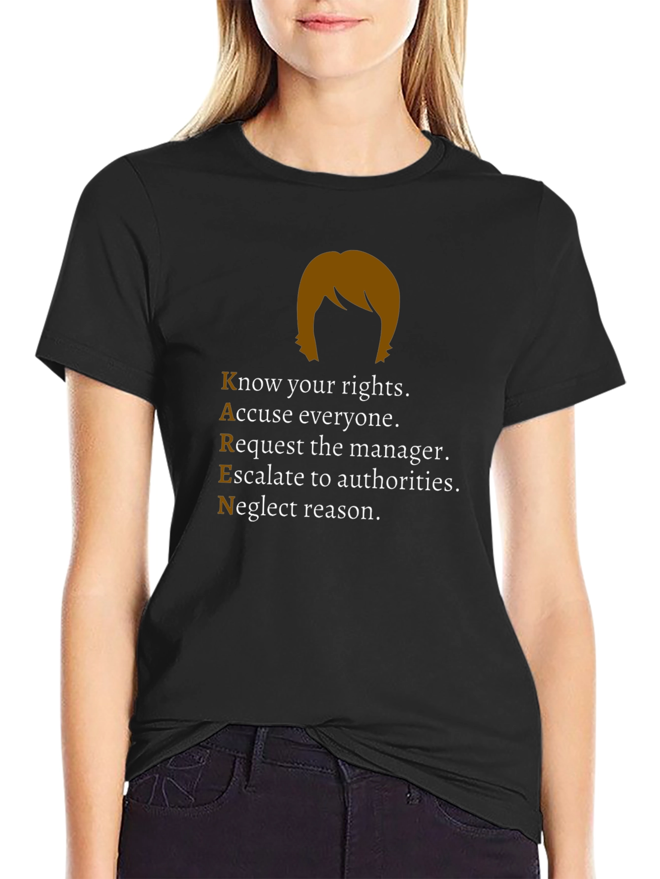 Karen Parody T-Shirt - Know Your Rights