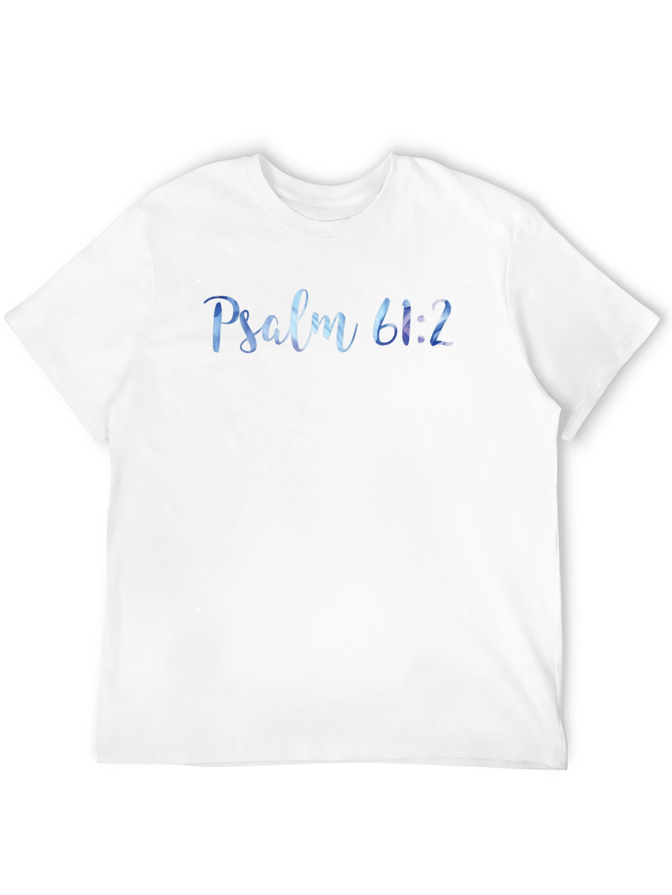 Psalm 61:2 Graphic Tee - Black Christian T-Shirt