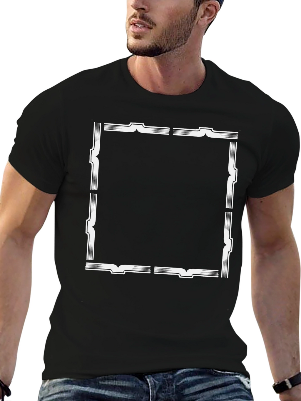 Framed Graphic Tee - Bold Style