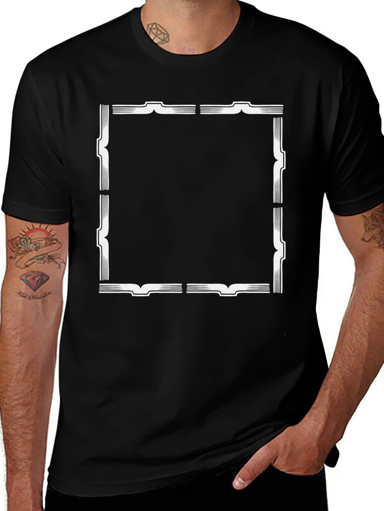 Framed Graphic Tee - Bold Style