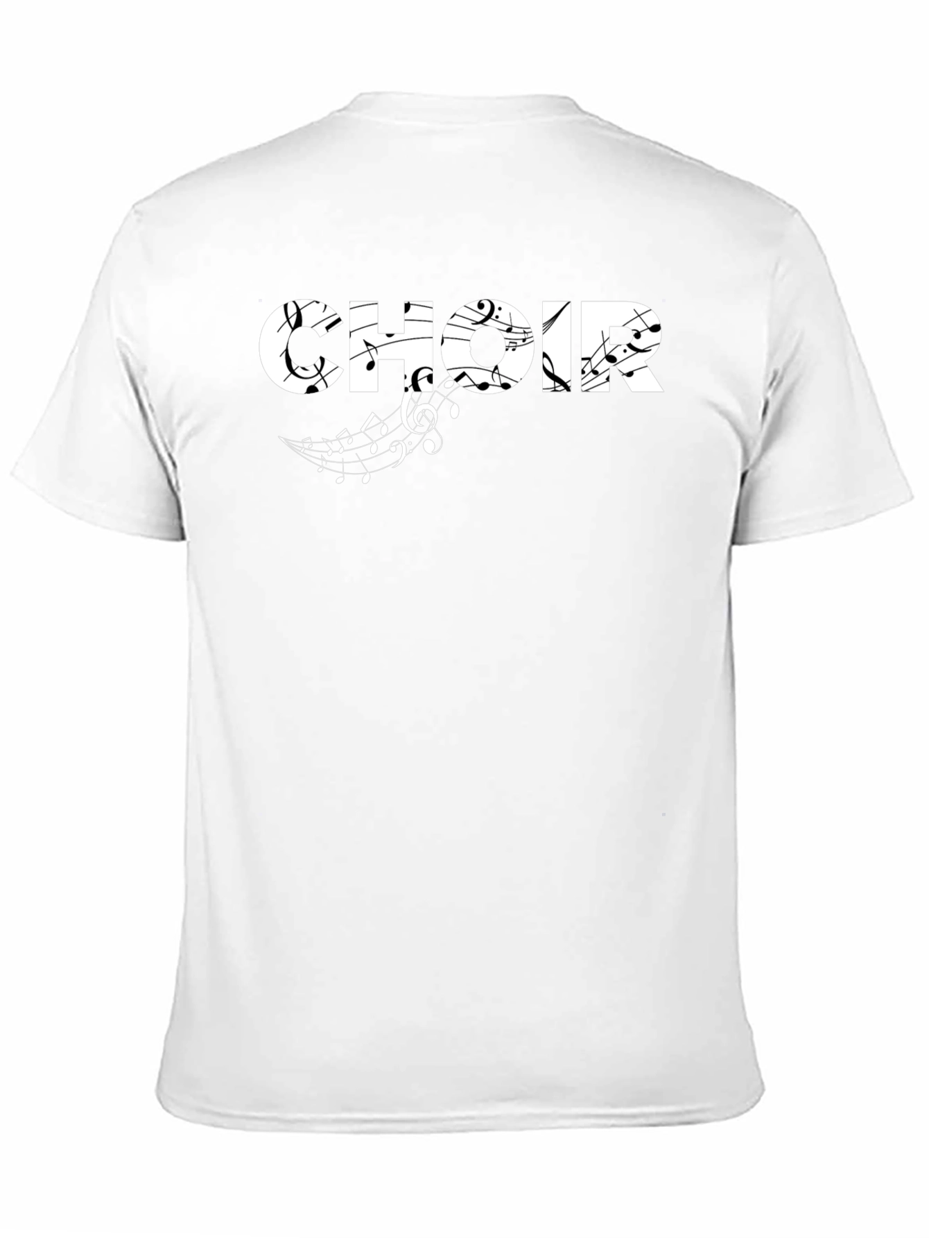 Choir Music Notes Graphic T-Shirt