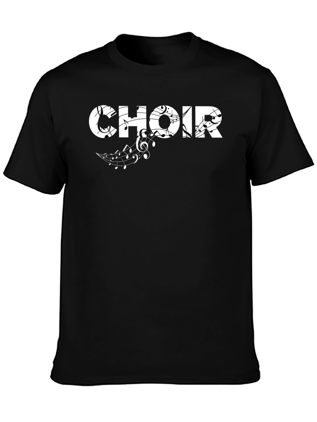 Choir Music Notes Graphic T-Shirt