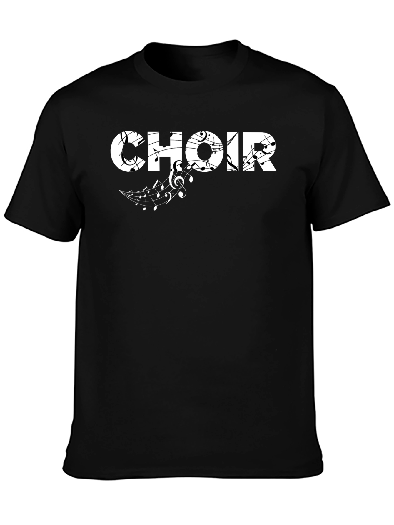 Choir Music Notes Graphic T-Shirt