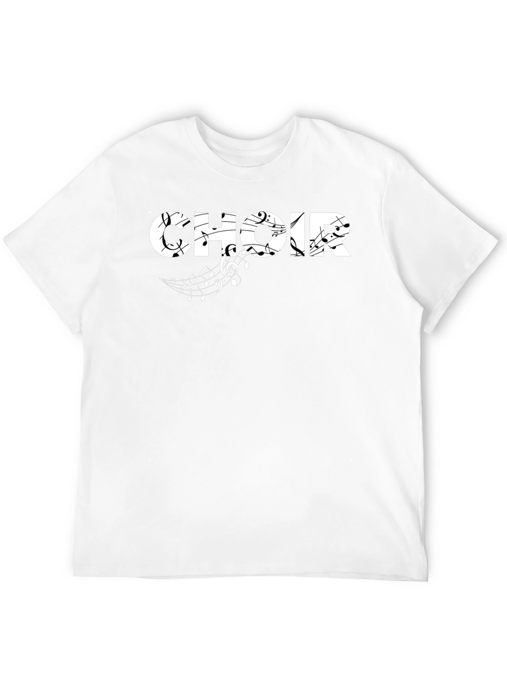 Choir Music Notes Graphic T-Shirt
