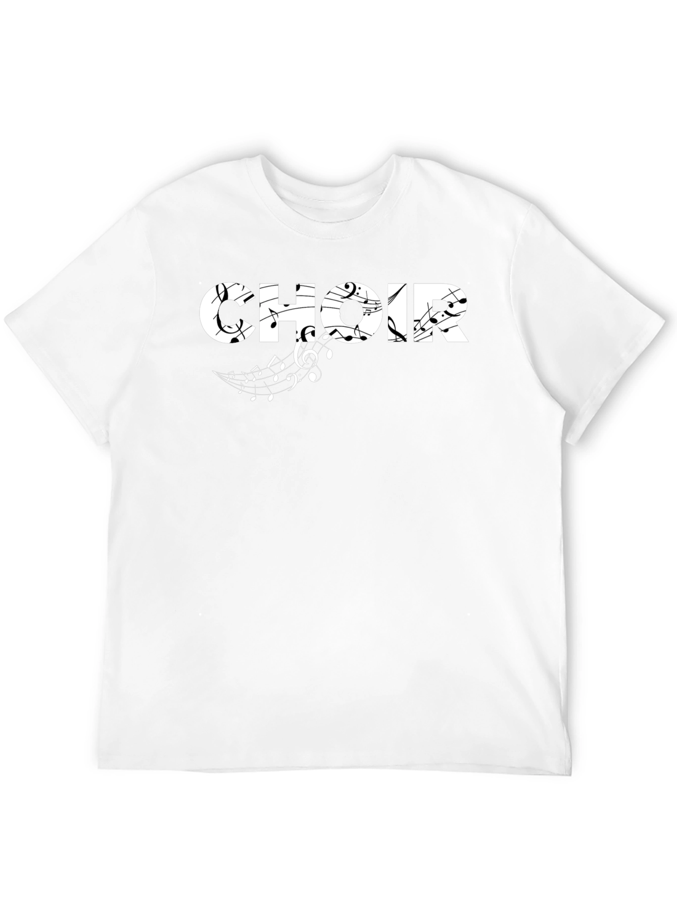 Choir Music Notes Graphic T-Shirt