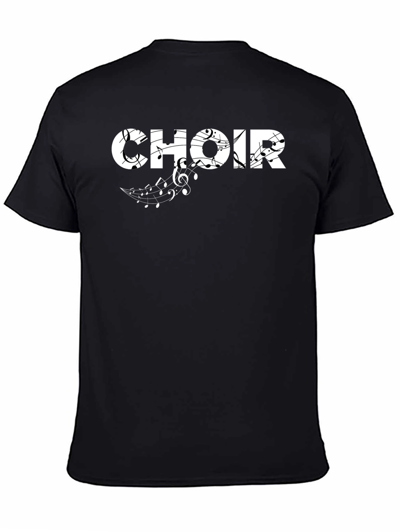 Choir Music Notes Graphic T-Shirt