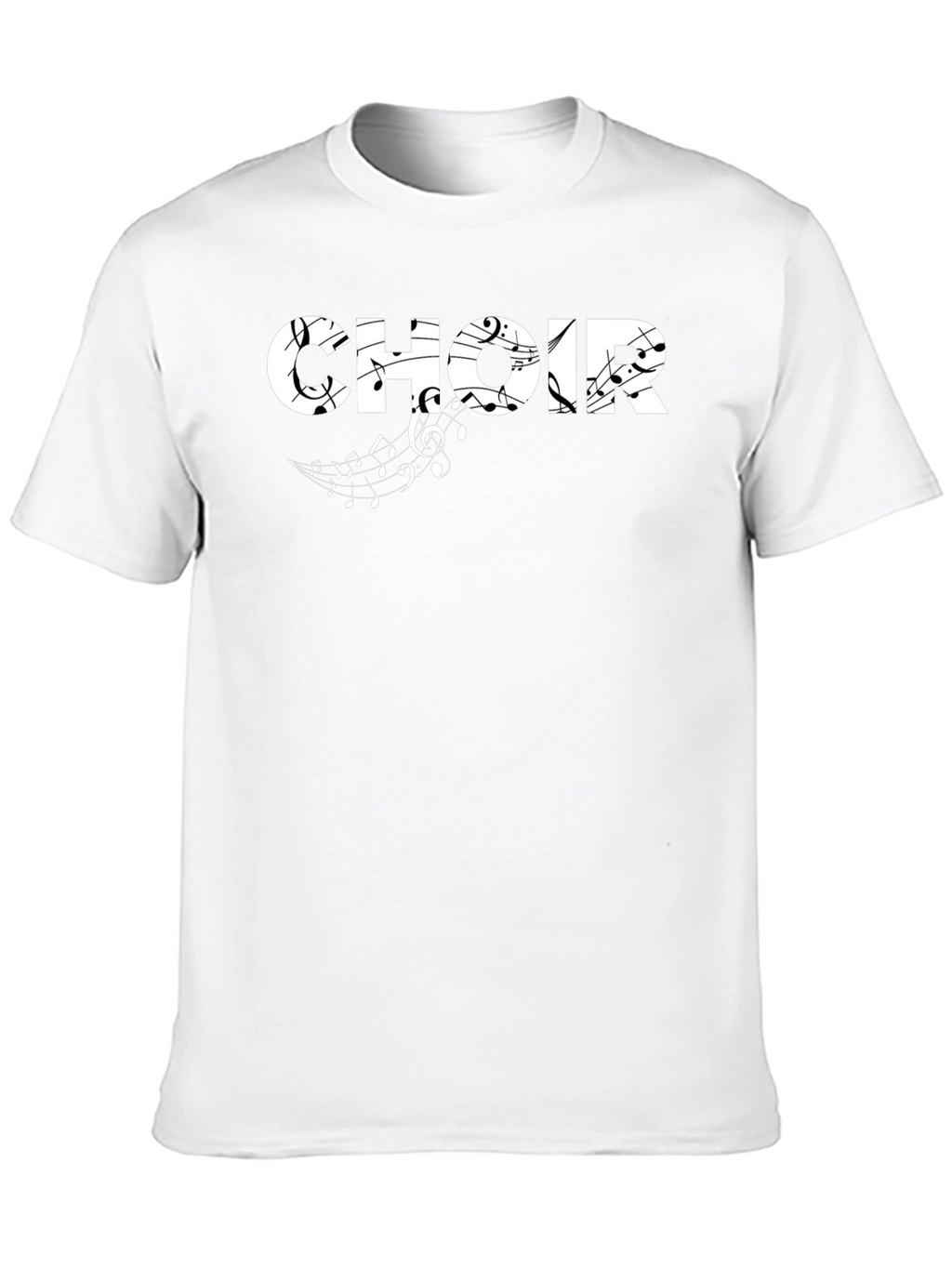 Choir Music Notes Graphic T-Shirt