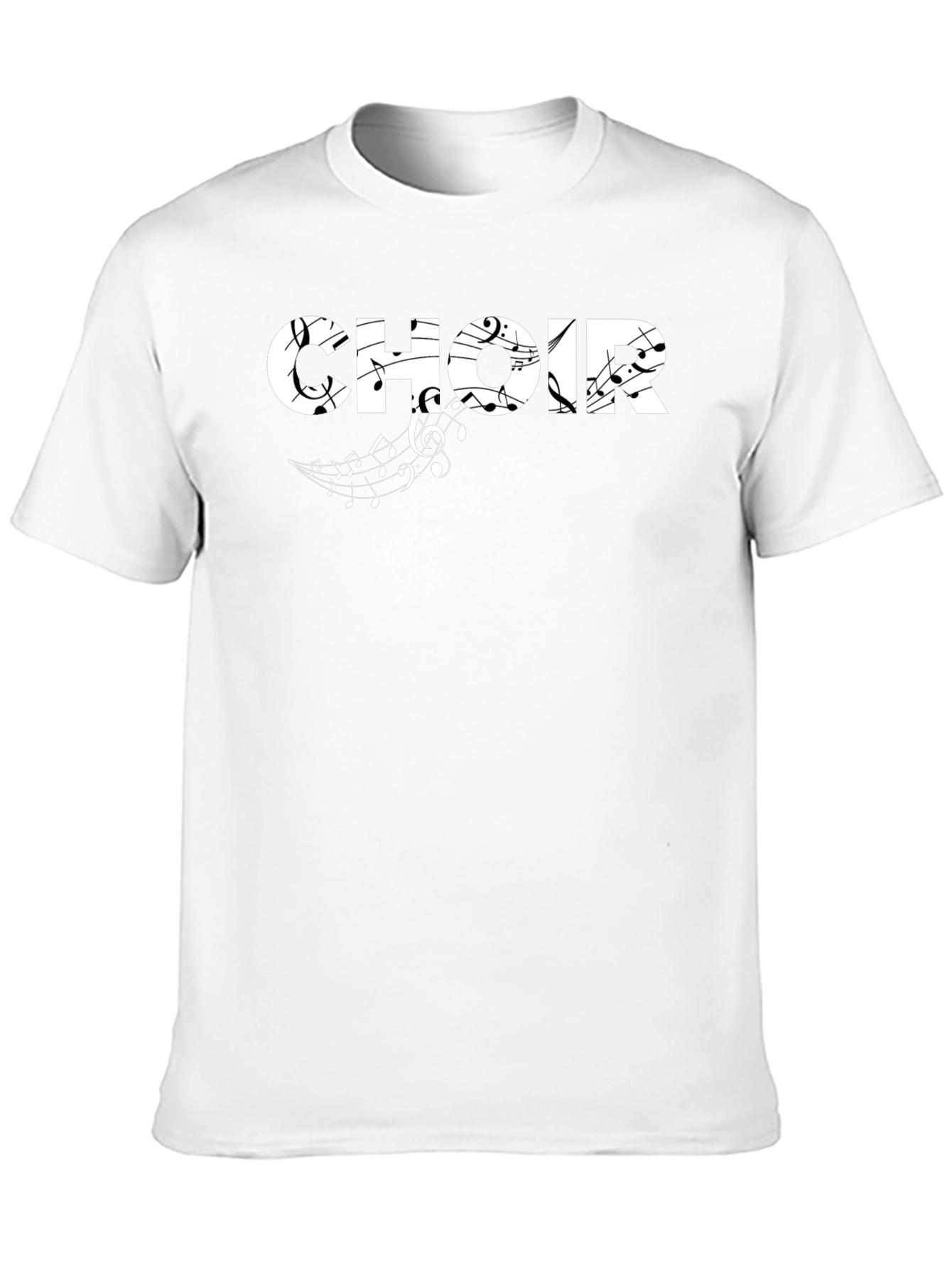 Choir Music Notes Graphic T-Shirt