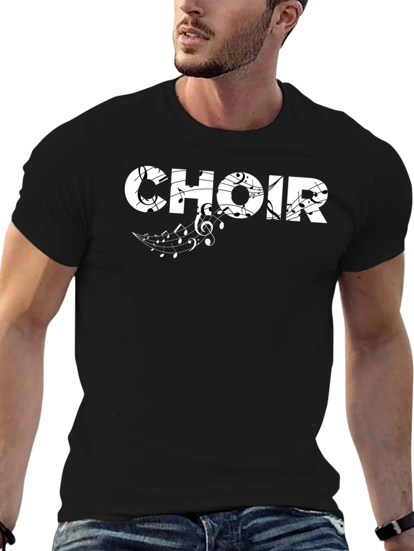 Choir Music Notes Graphic T-Shirt