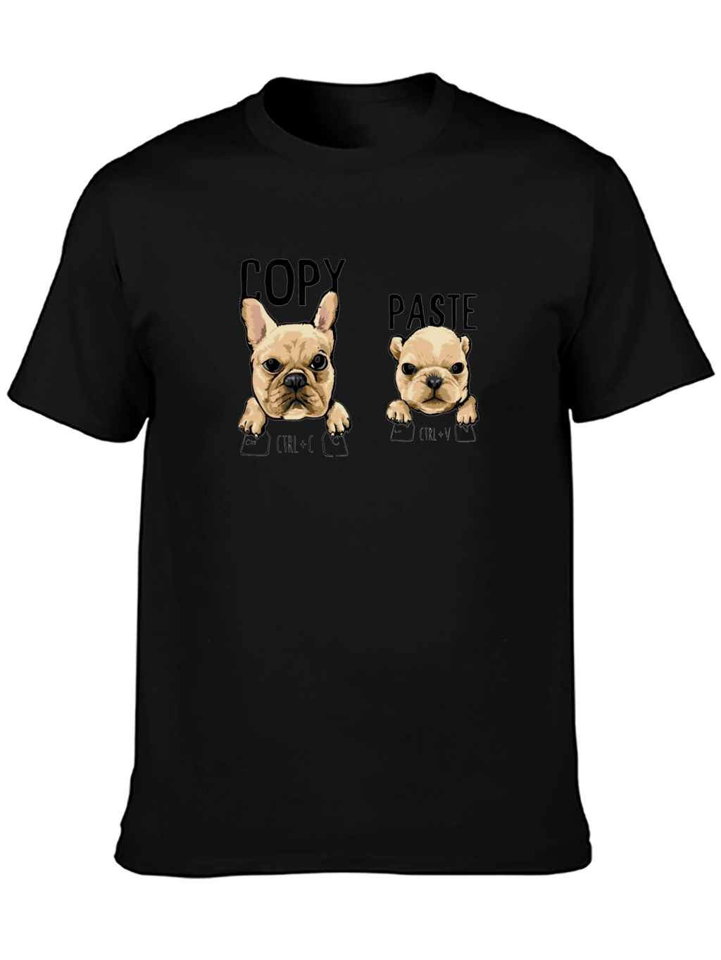Copy Paste Bulldog Graphic Tee