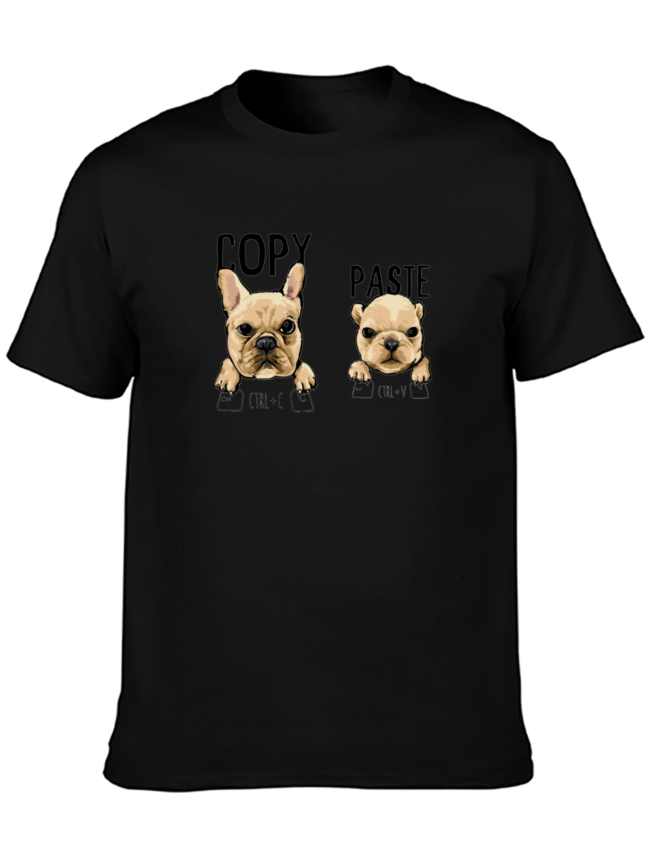Copy Paste Bulldog Graphic Tee