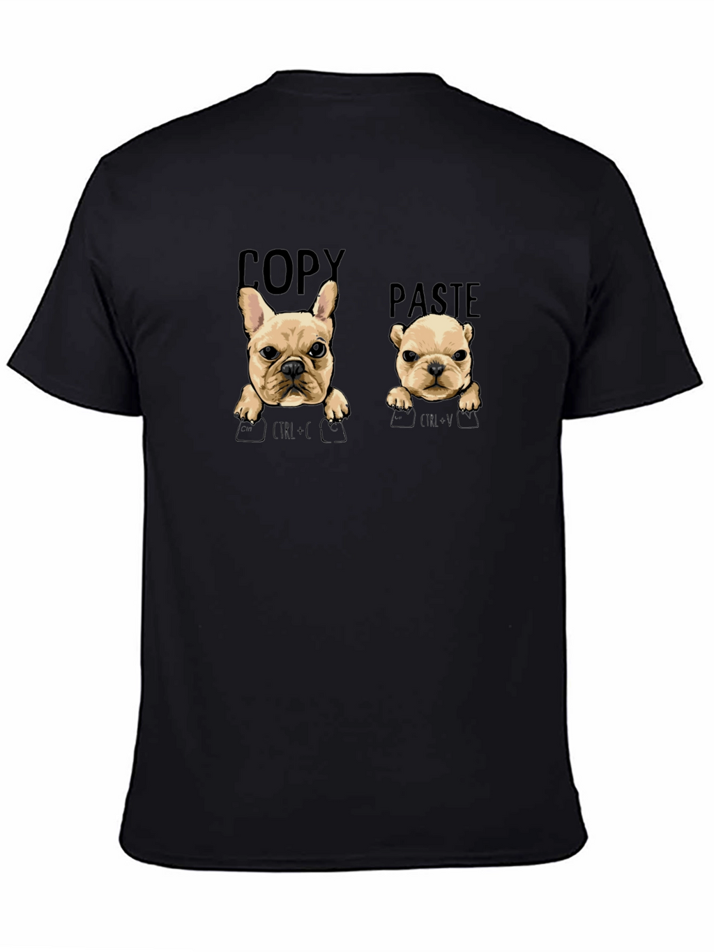 Copy Paste Bulldog Graphic Tee