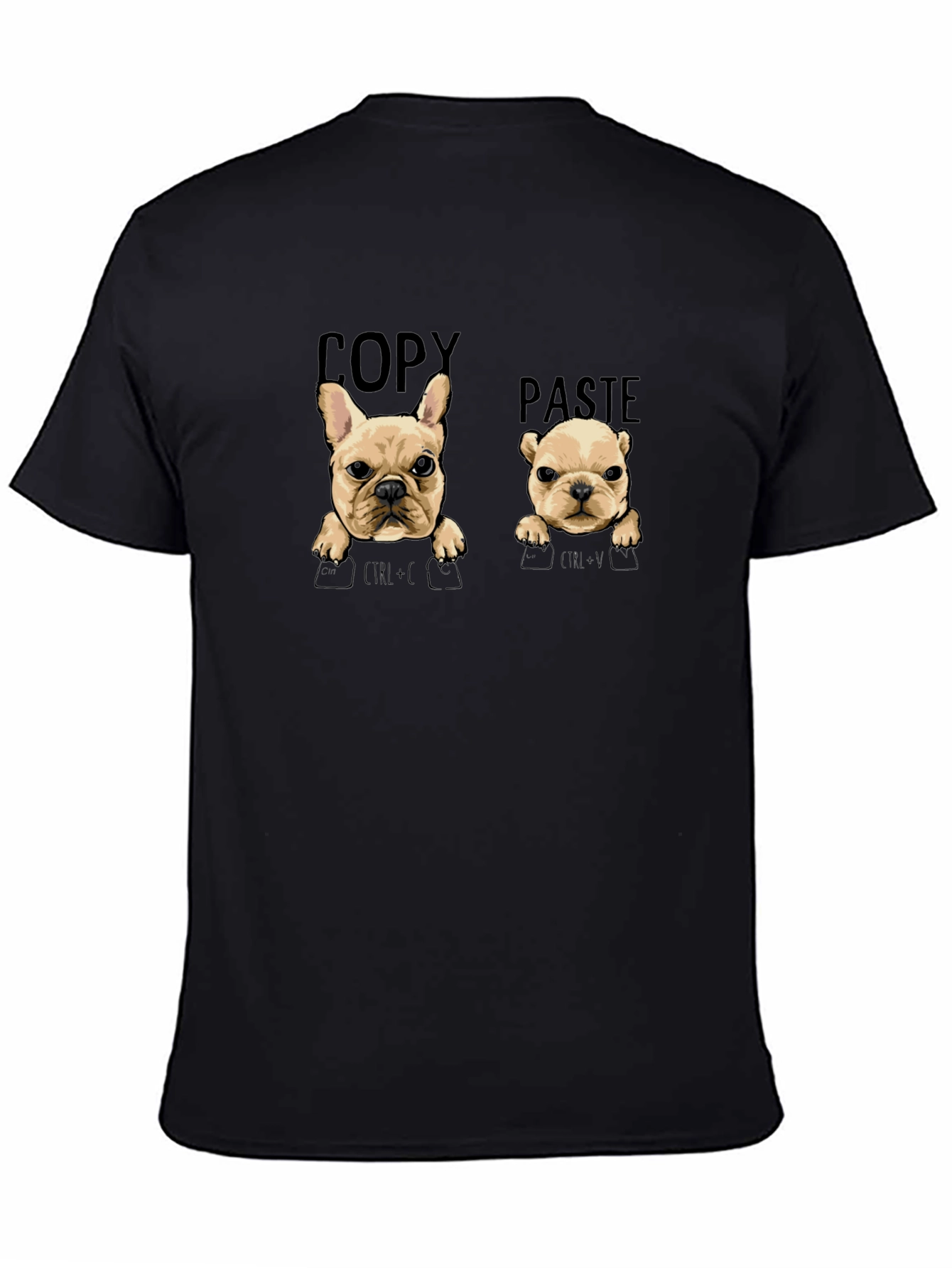 Copy Paste Bulldog Graphic Tee