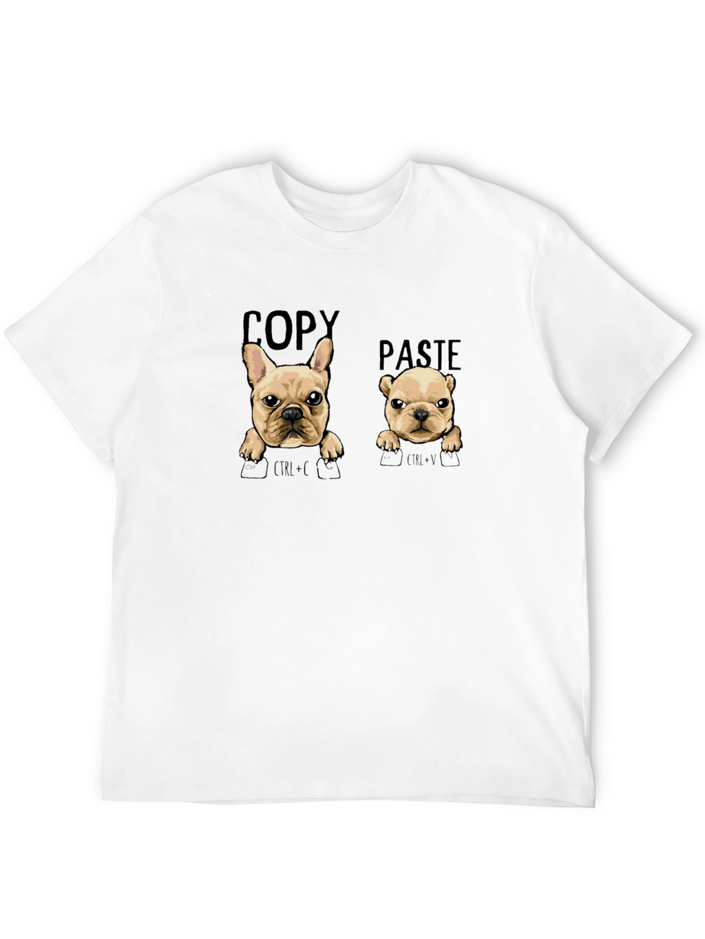 Copy Paste Bulldog Graphic Tee