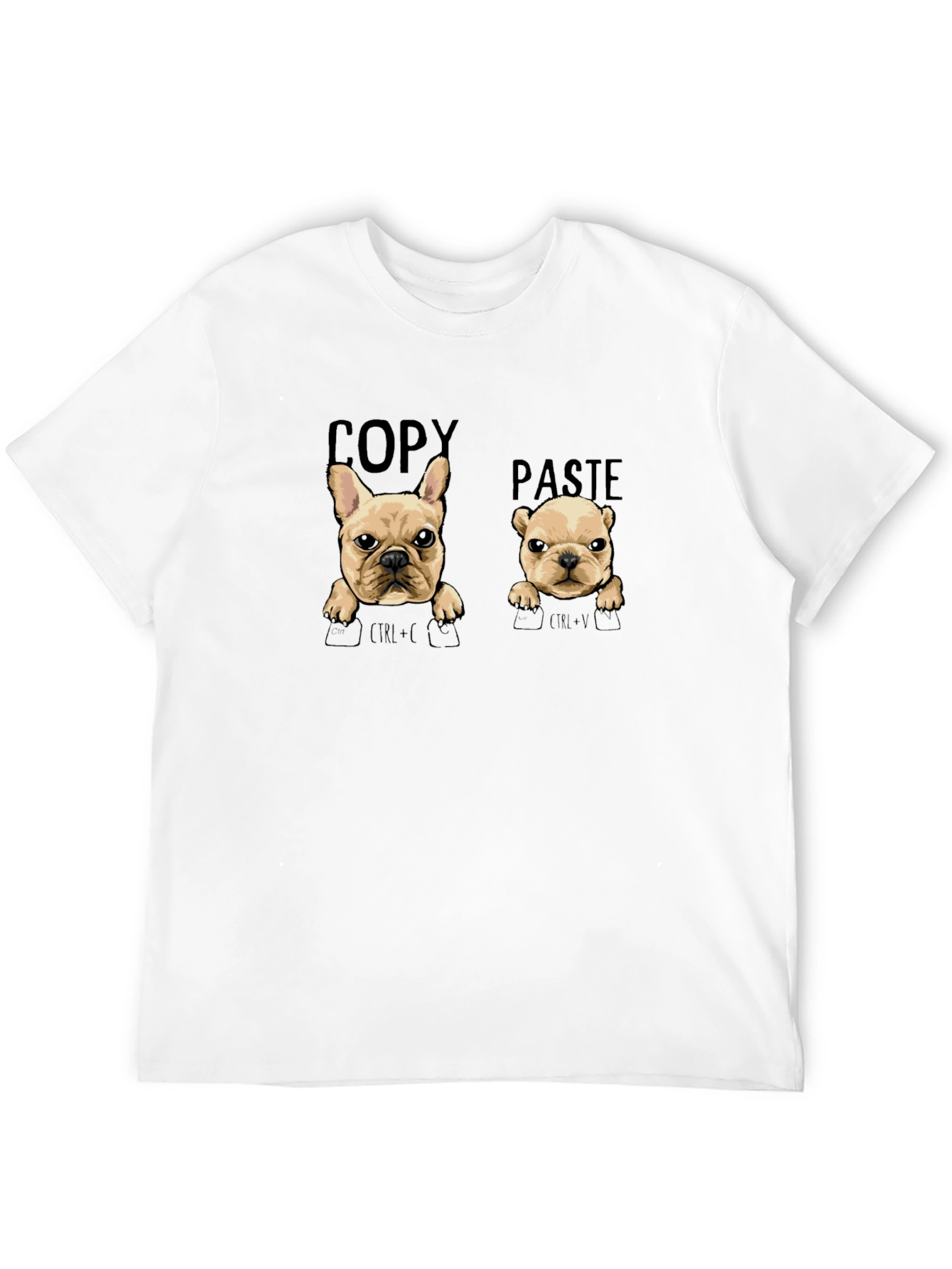 Copy Paste Bulldog Graphic Tee