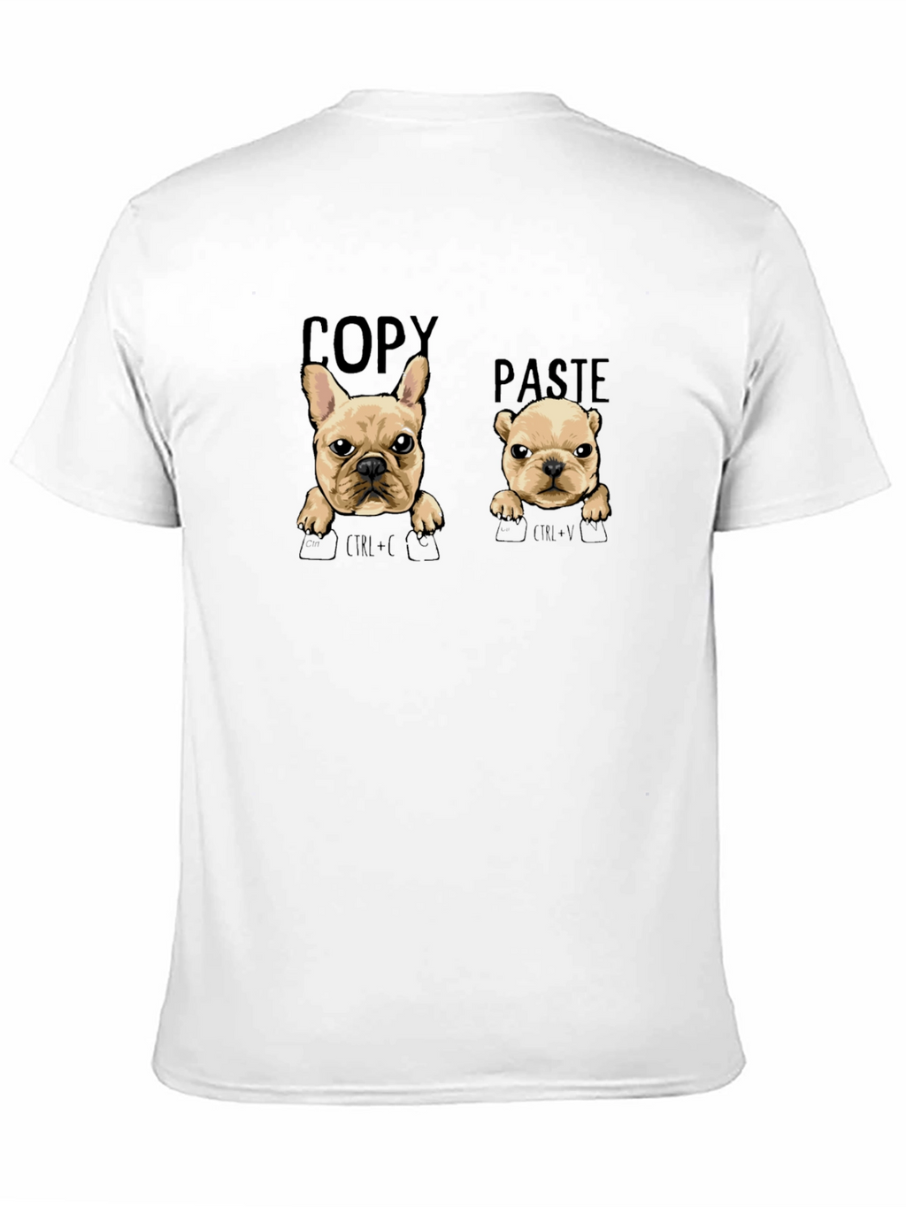 Copy Paste Bulldog Graphic Tee