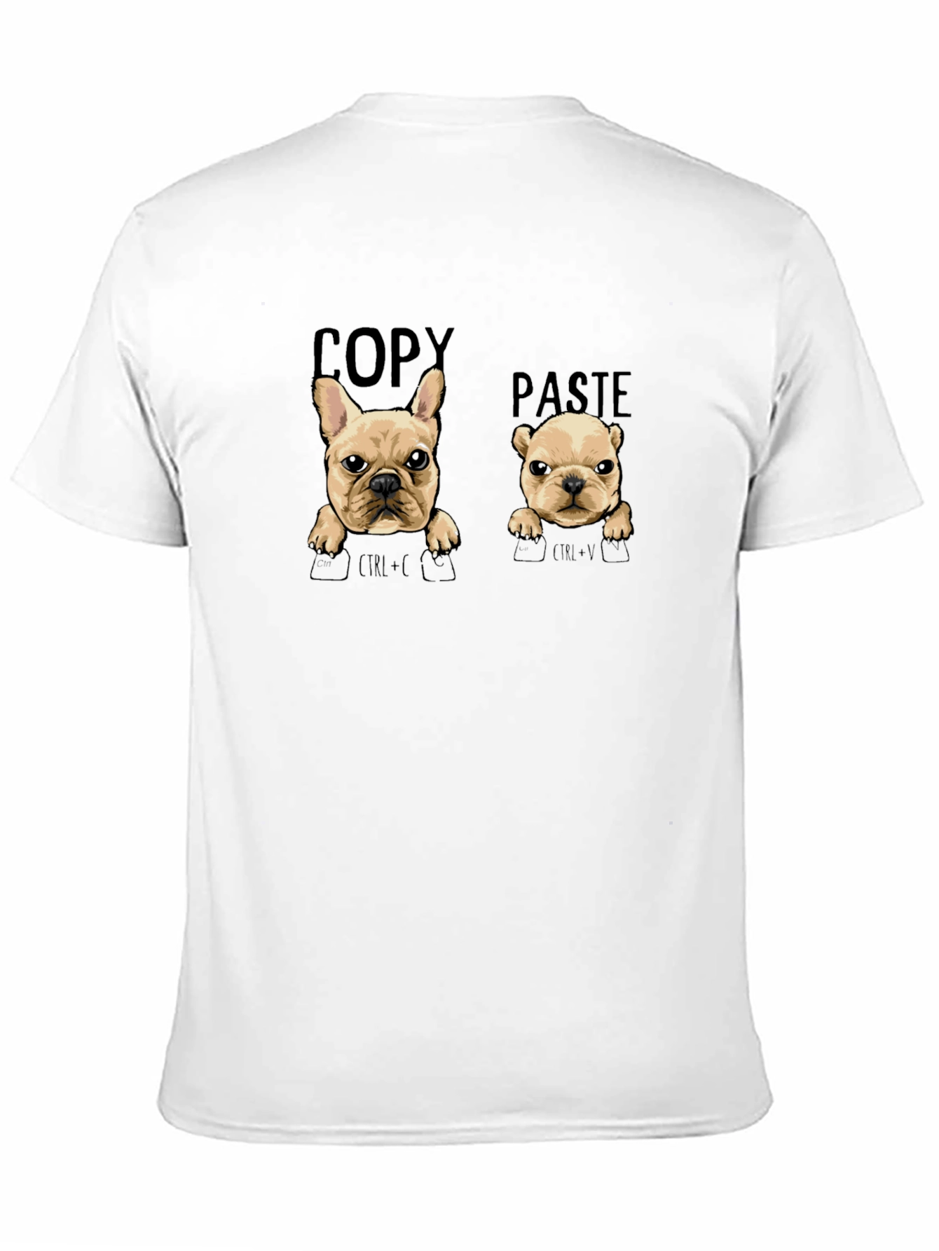 Copy Paste Bulldog Graphic Tee