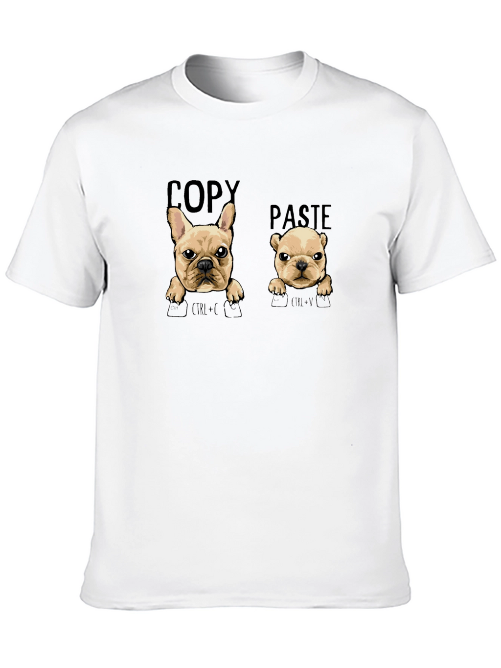 Copy Paste Bulldog Graphic Tee