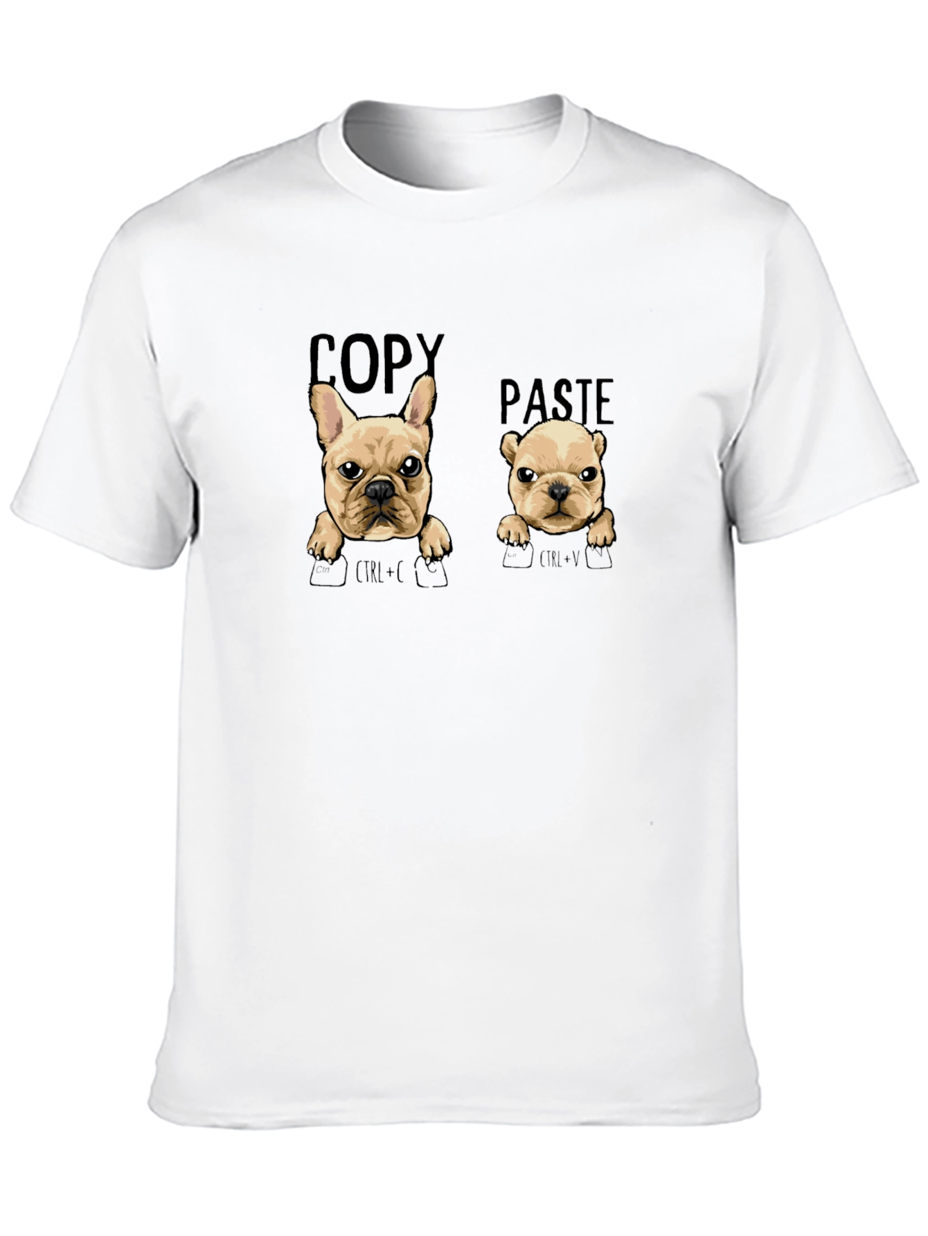 Copy Paste Bulldog Graphic Tee