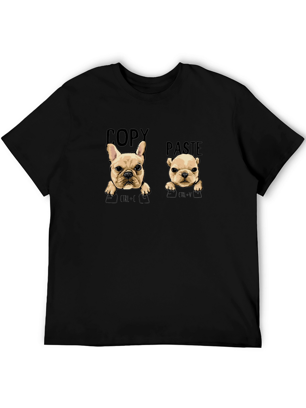Copy Paste Bulldog Graphic Tee