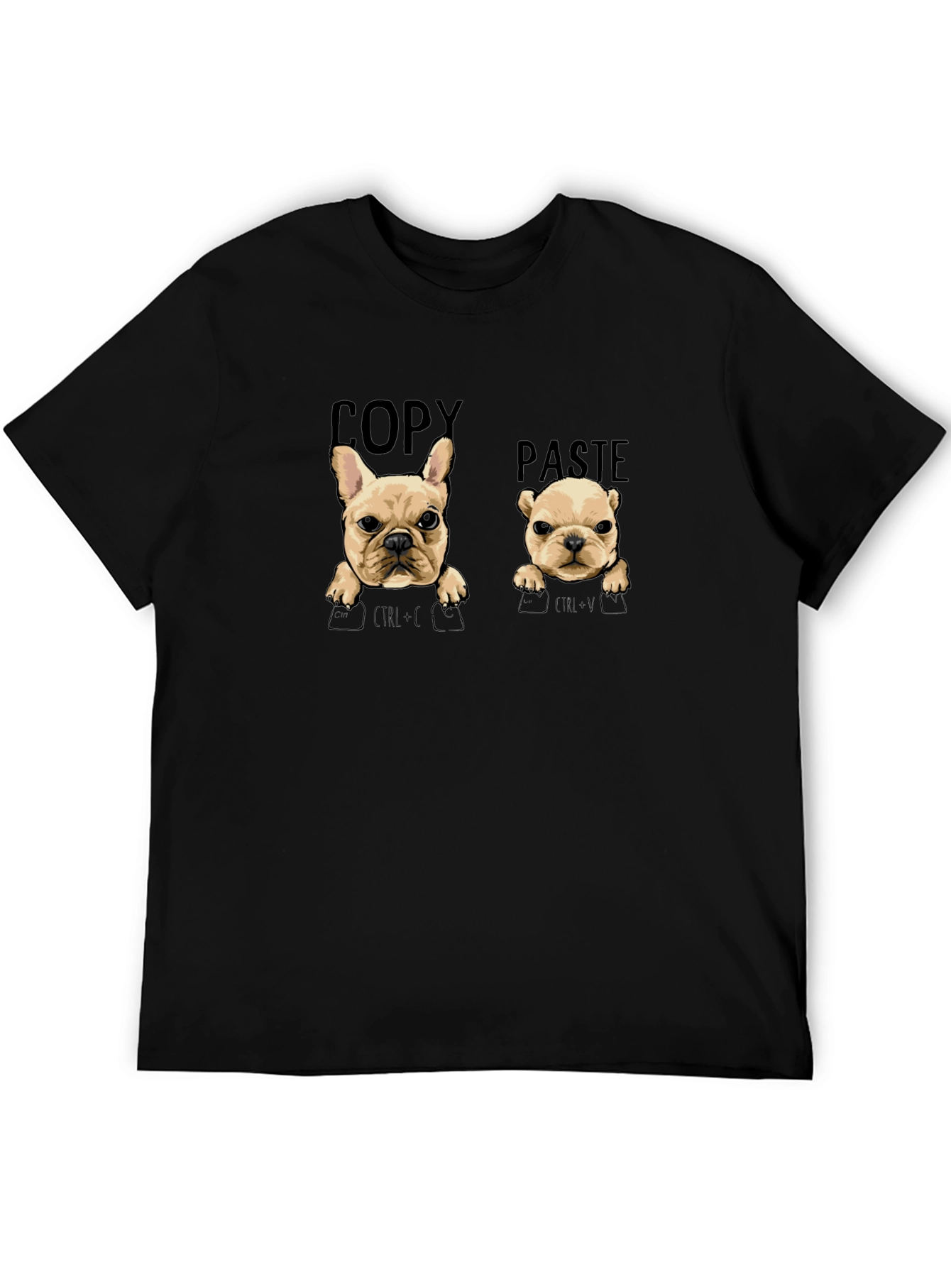 Copy Paste Bulldog Graphic Tee