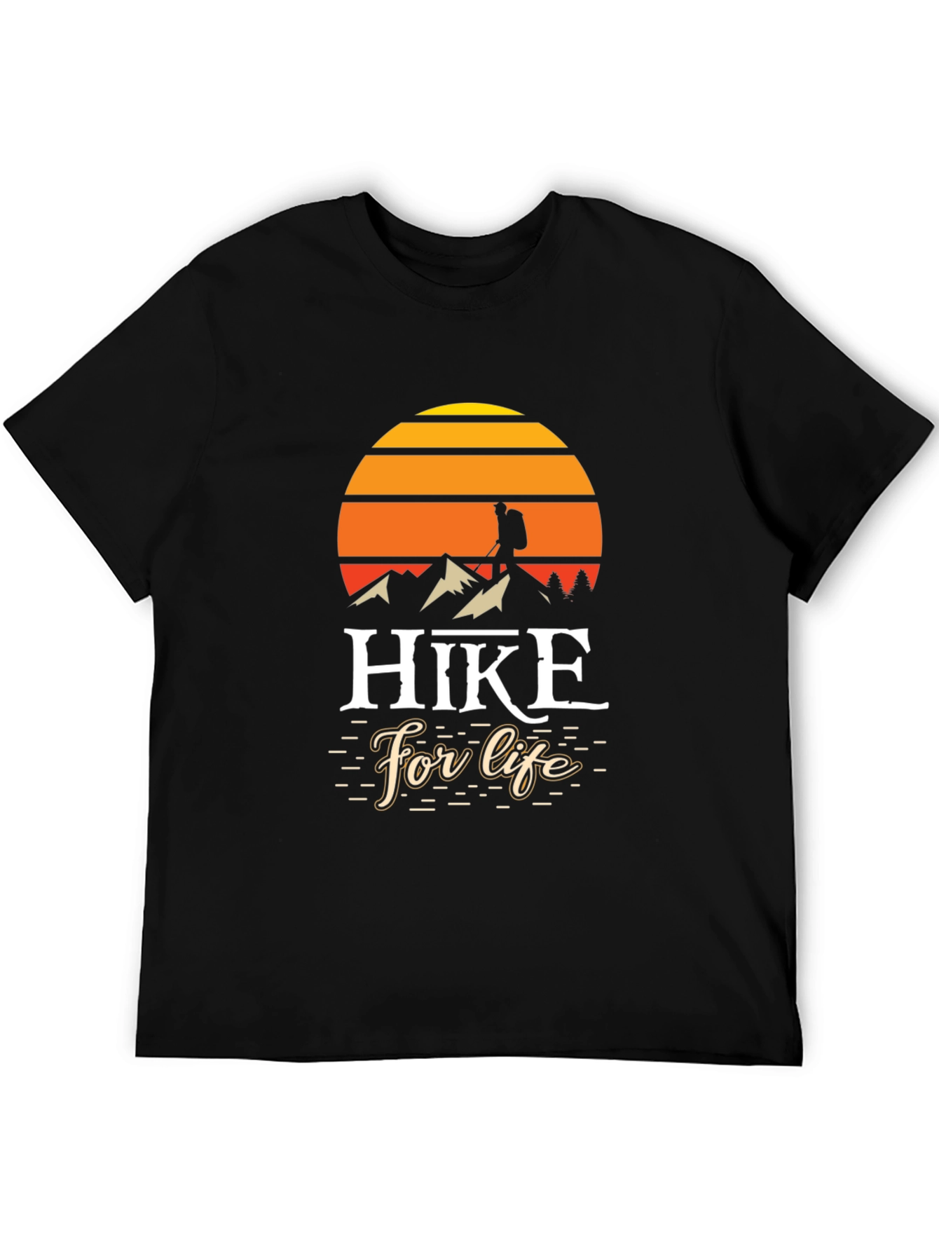 Hike for Life Graphic T-Shirt - Outdoor Adventure