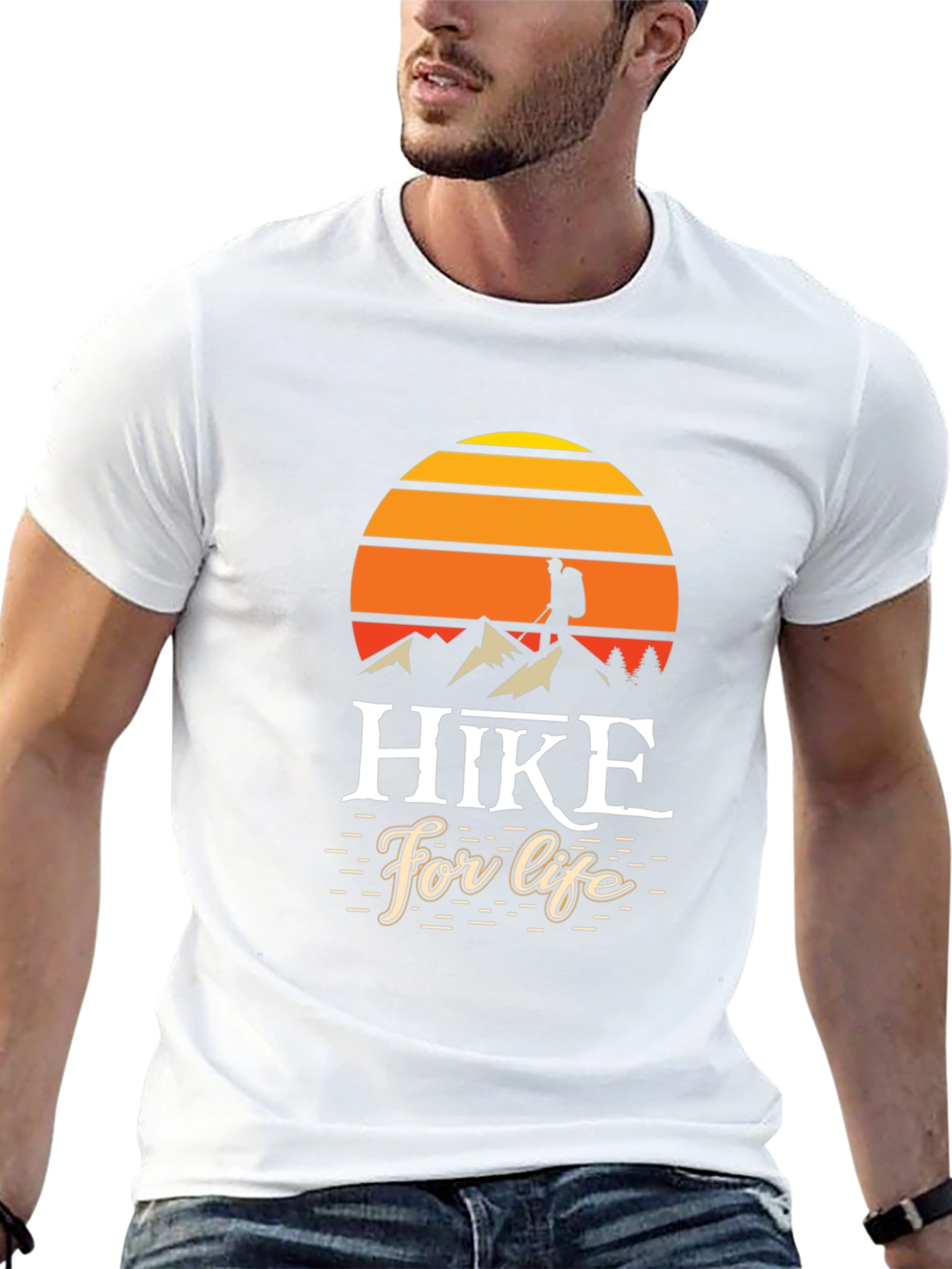 Hike for Life Graphic T-Shirt - Outdoor Adventure