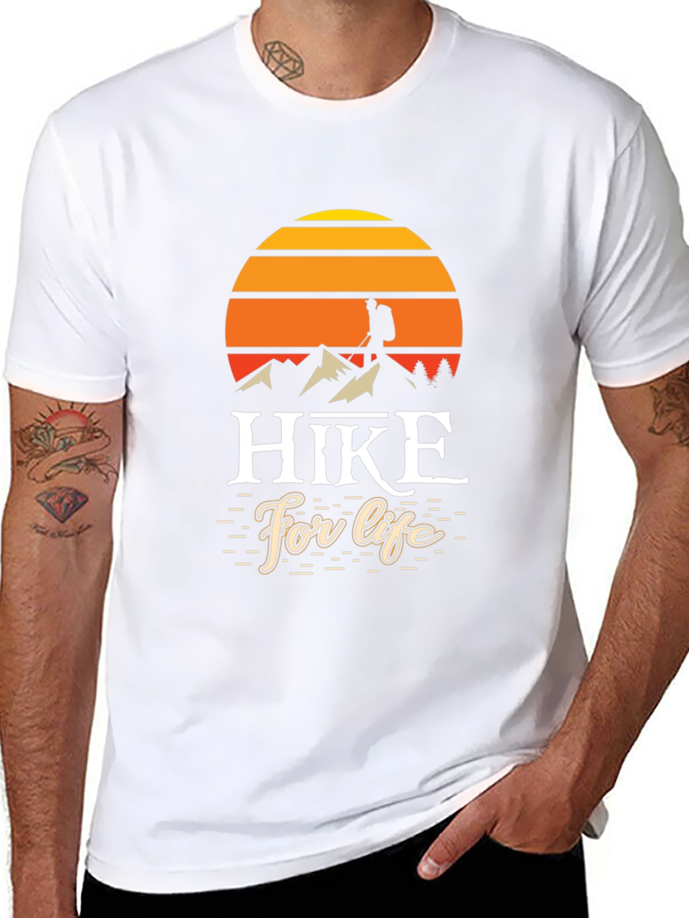 Hike for Life Graphic T-Shirt - Outdoor Adventure