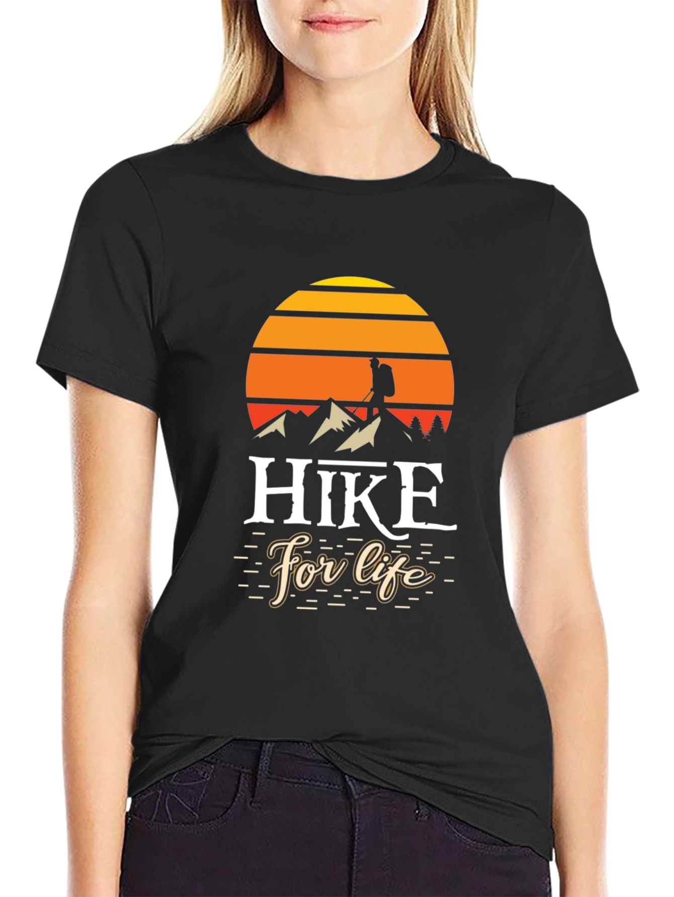 Hike for Life Graphic T-Shirt - Outdoor Adventure