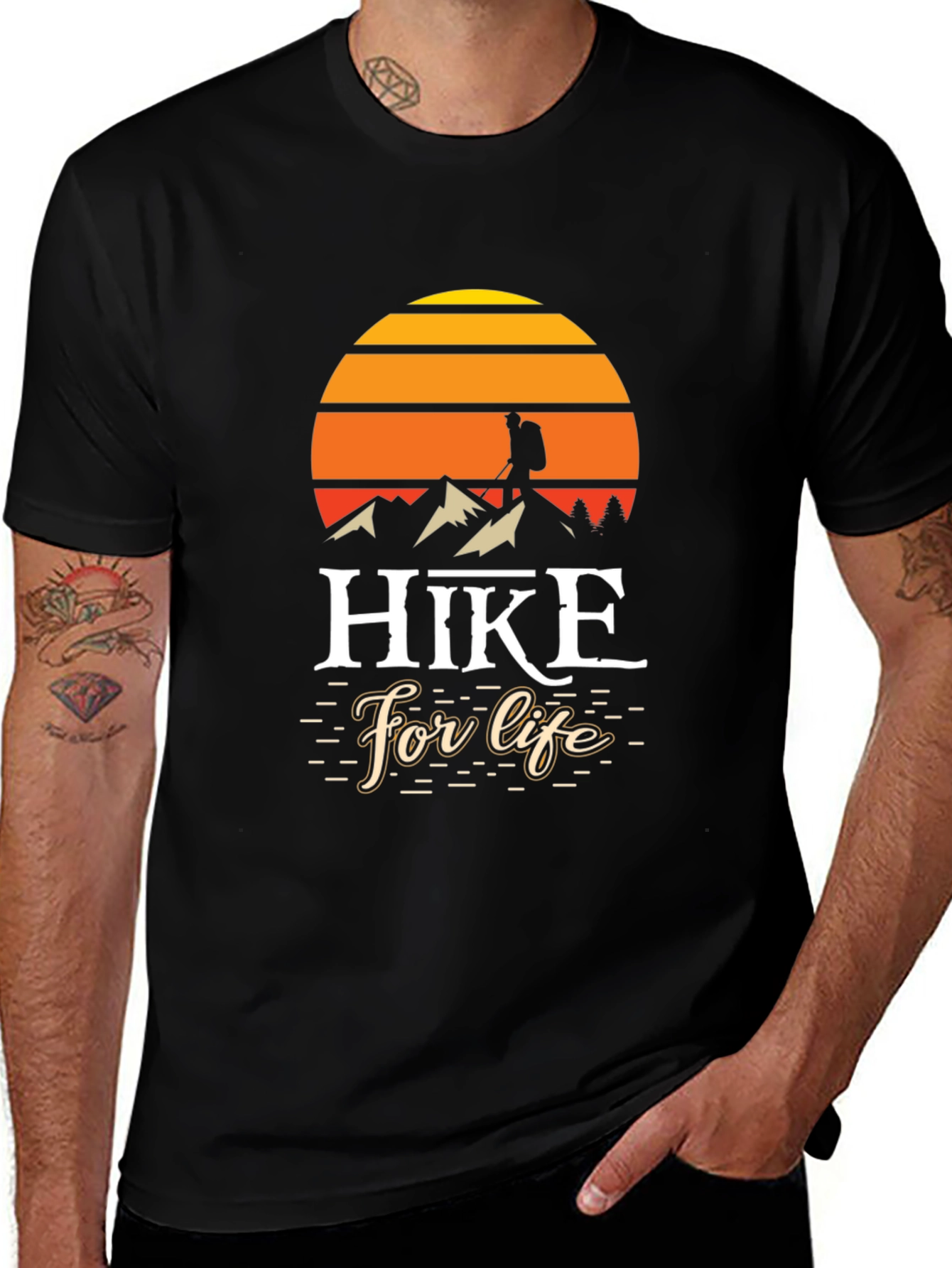 Hike for Life Graphic T-Shirt - Outdoor Adventure