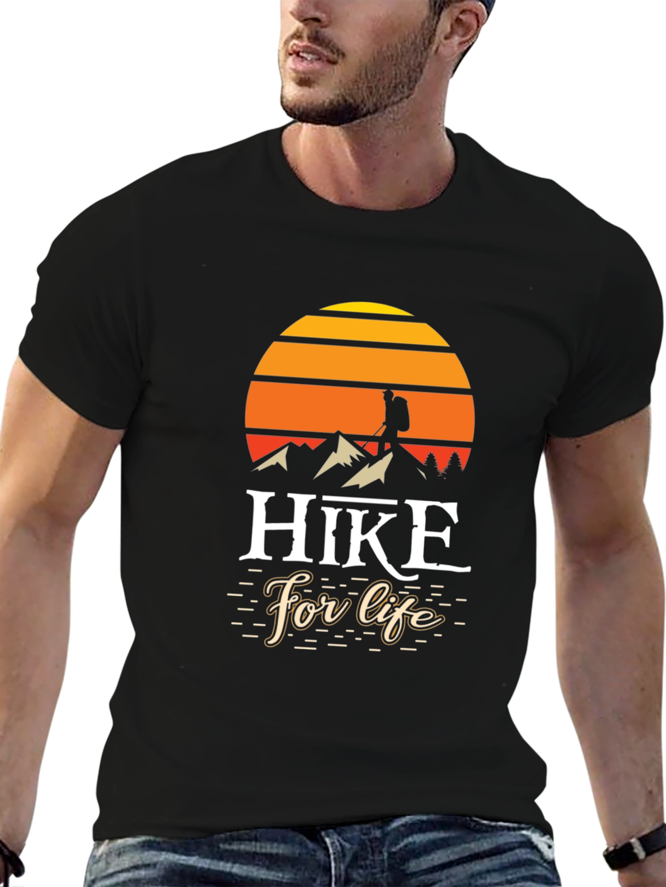 Hike for Life Graphic T-Shirt - Outdoor Adventure