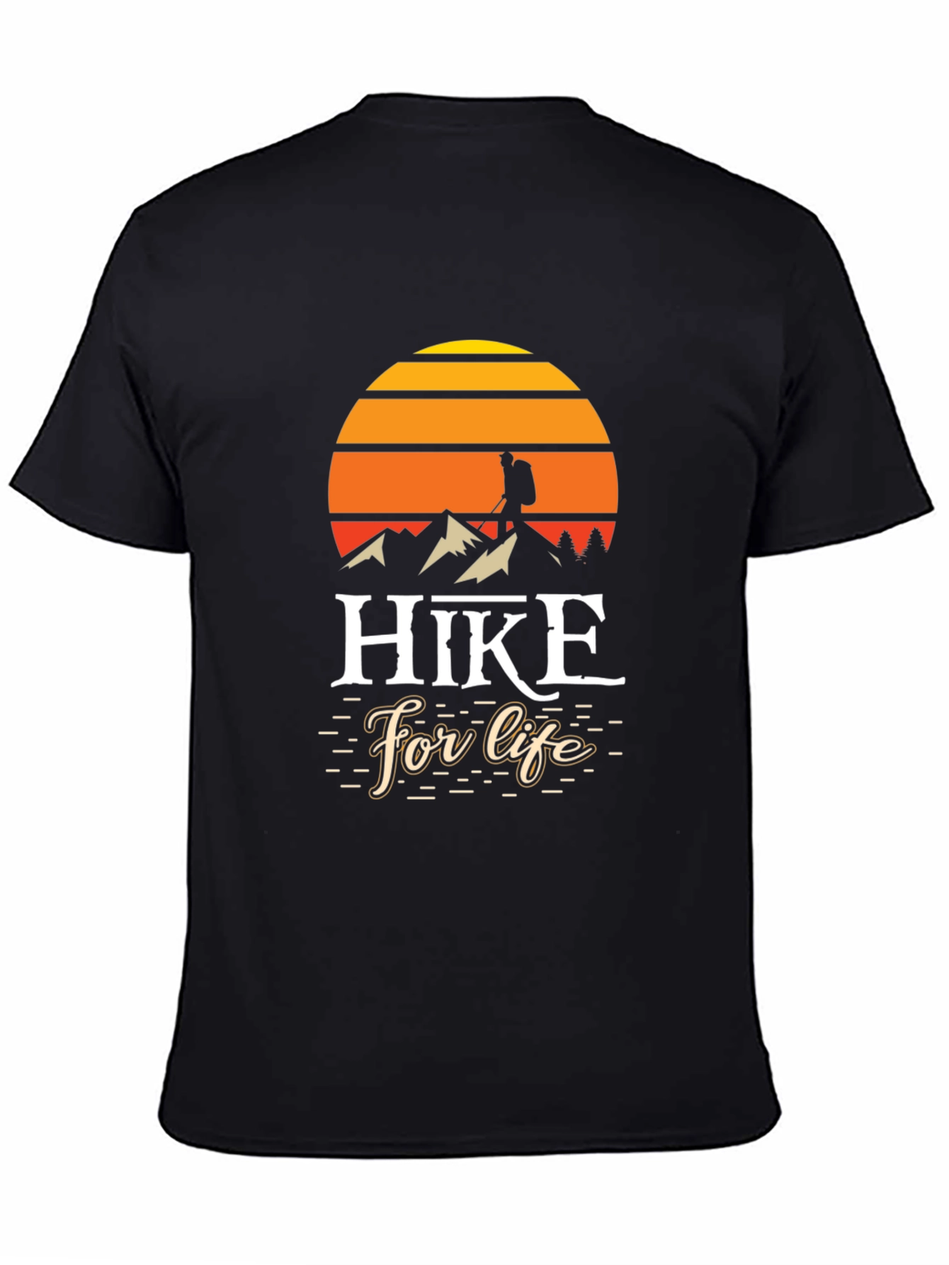 Hike for Life Graphic T-Shirt - Outdoor Adventure