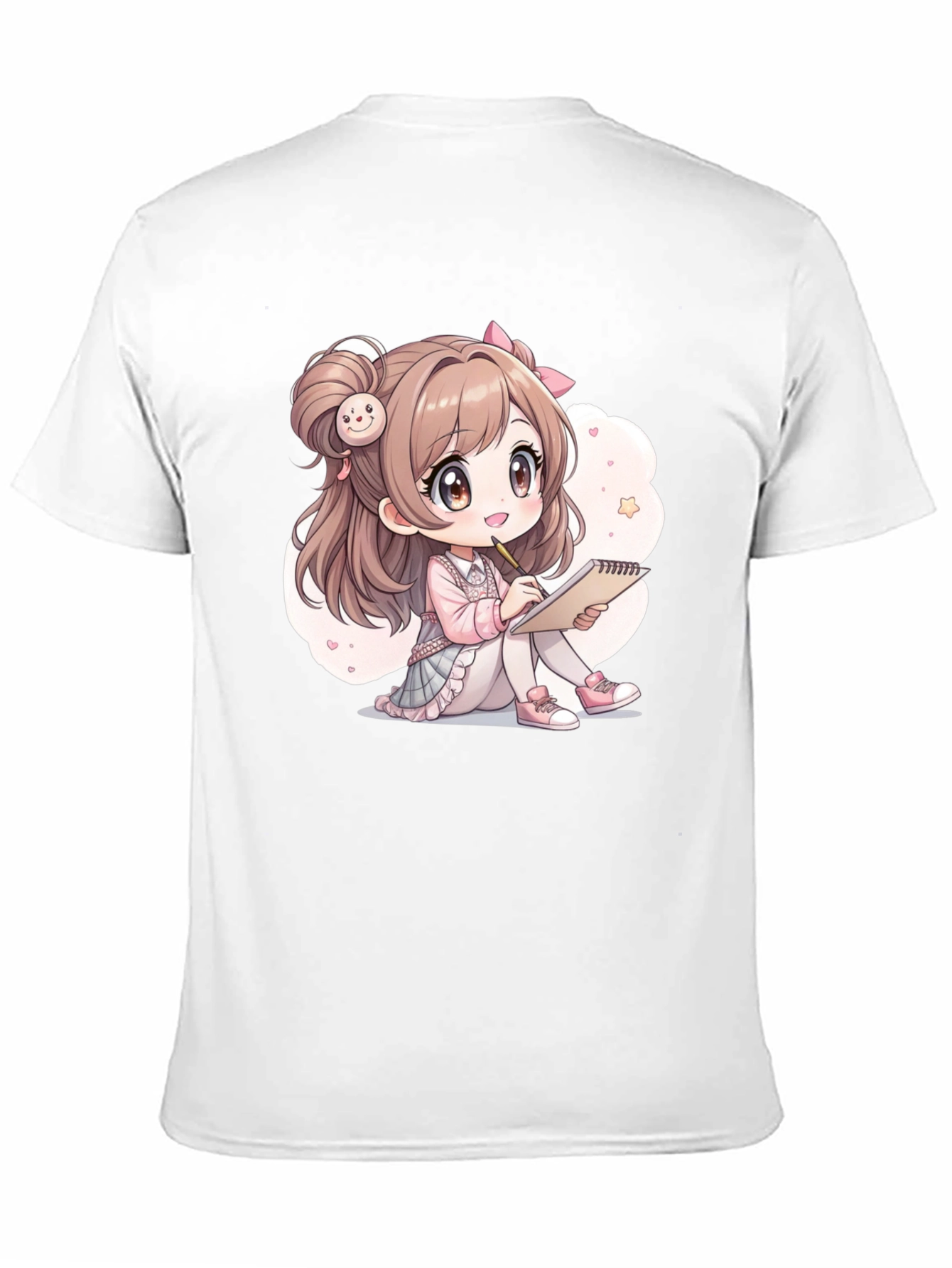 Kawaii Anime Girl Graphic Tee - Cute & Stylish!