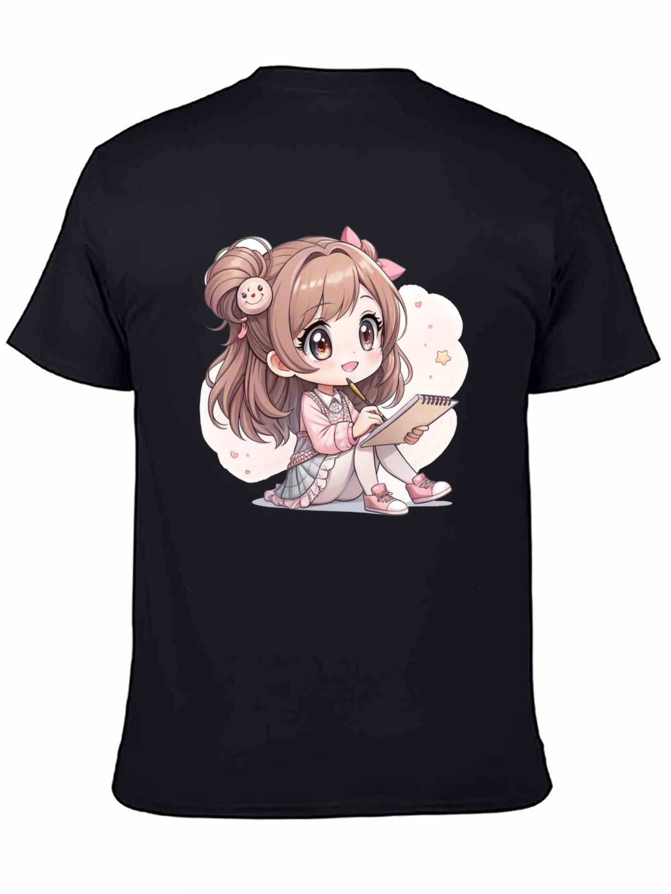 Kawaii Anime Girl Graphic Tee - Cute & Stylish!