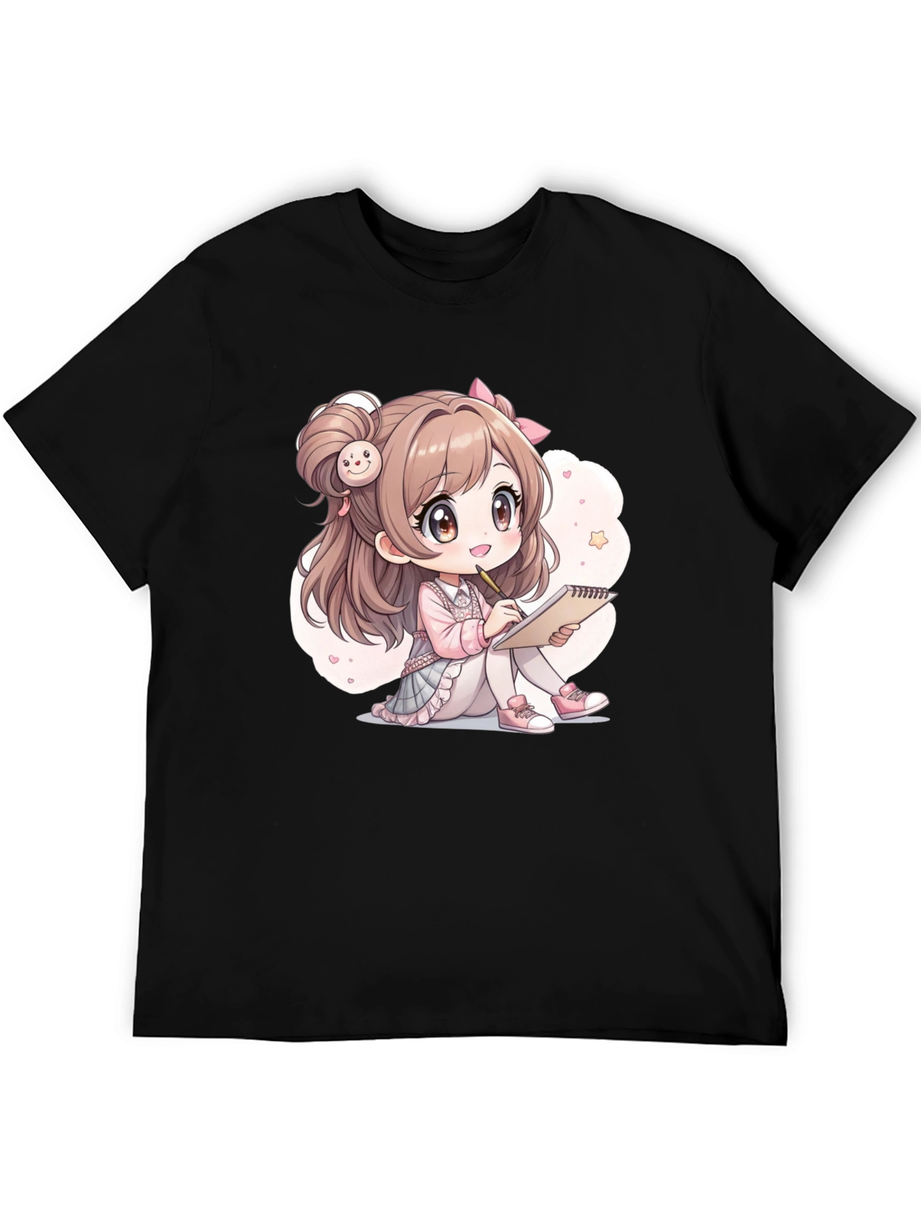 Kawaii Anime Girl Graphic Tee - Cute & Stylish!
