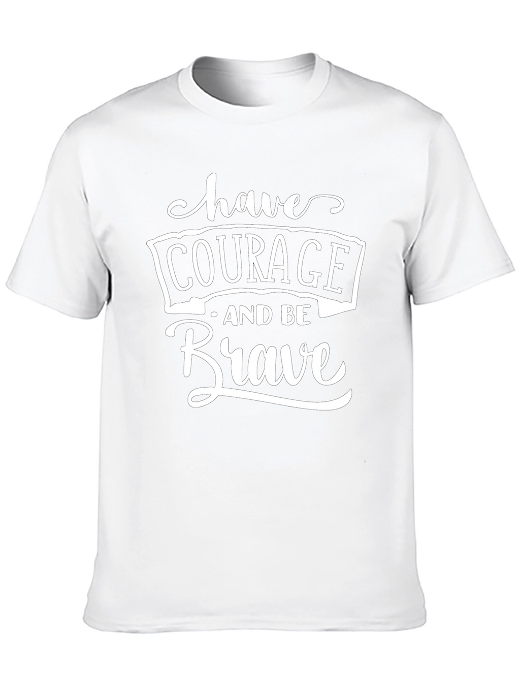 Courage & Brave Graphic Tee - Black