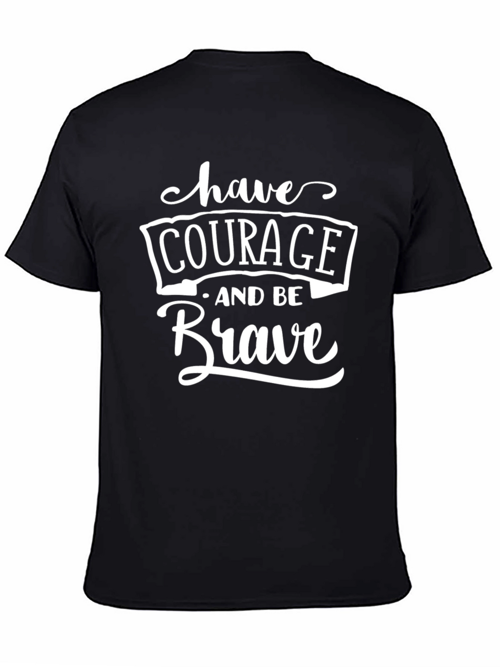 Courage & Brave Graphic Tee - Black