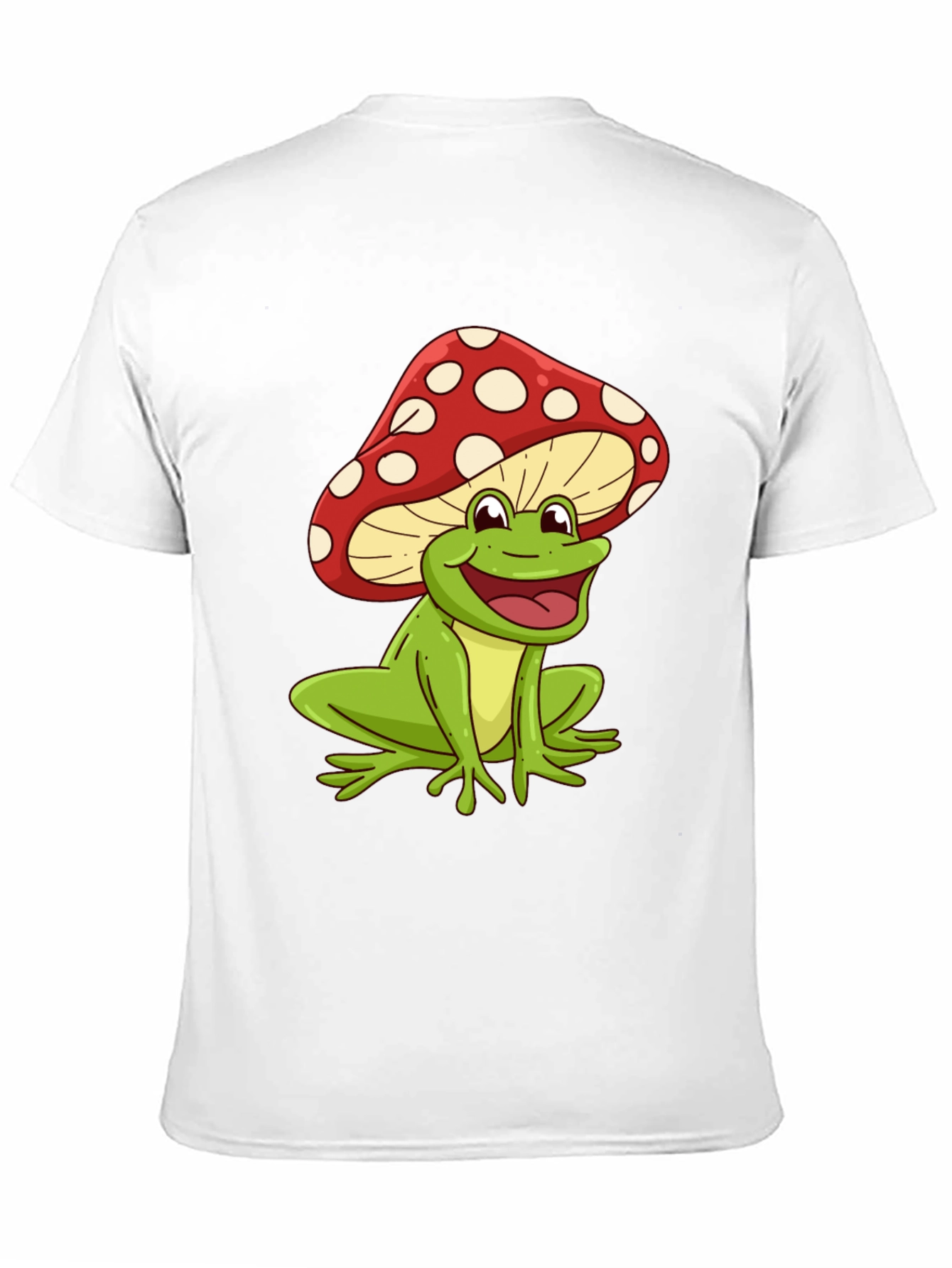 Mushroom Frog Graphic Tee - Funky Casual Style