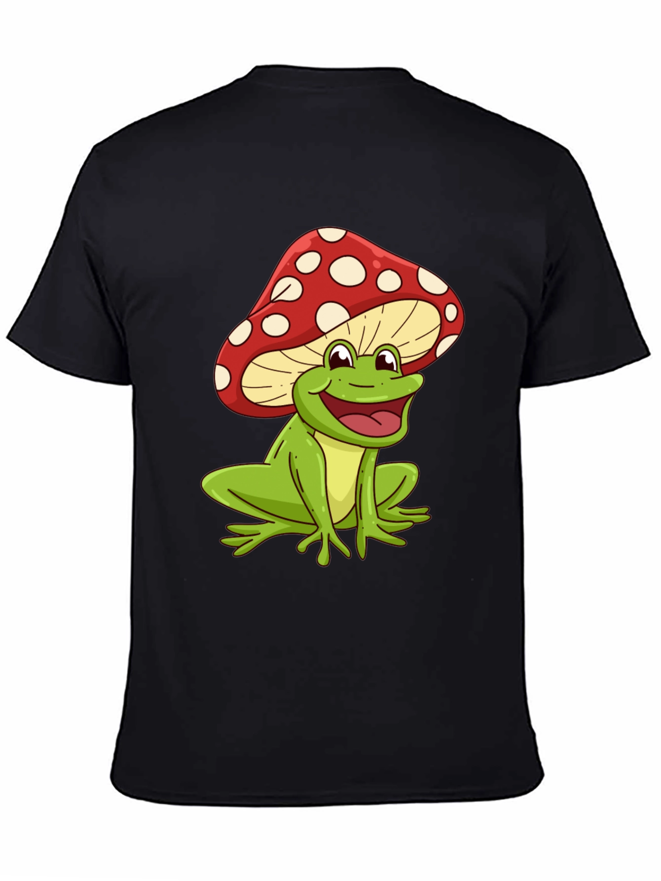 Mushroom Frog Graphic Tee - Funky Casual Style