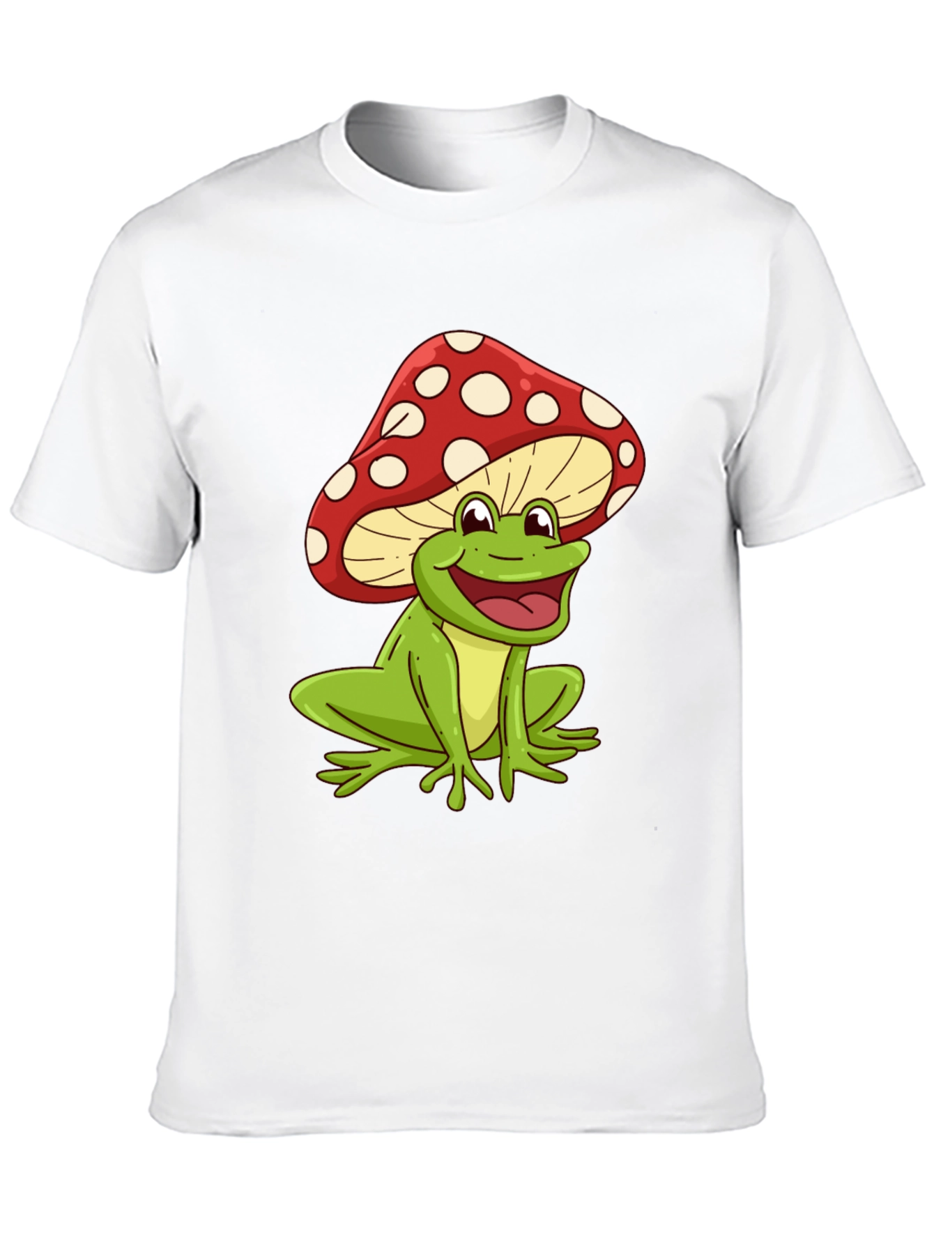 Mushroom Frog Graphic Tee - Funky Casual Style