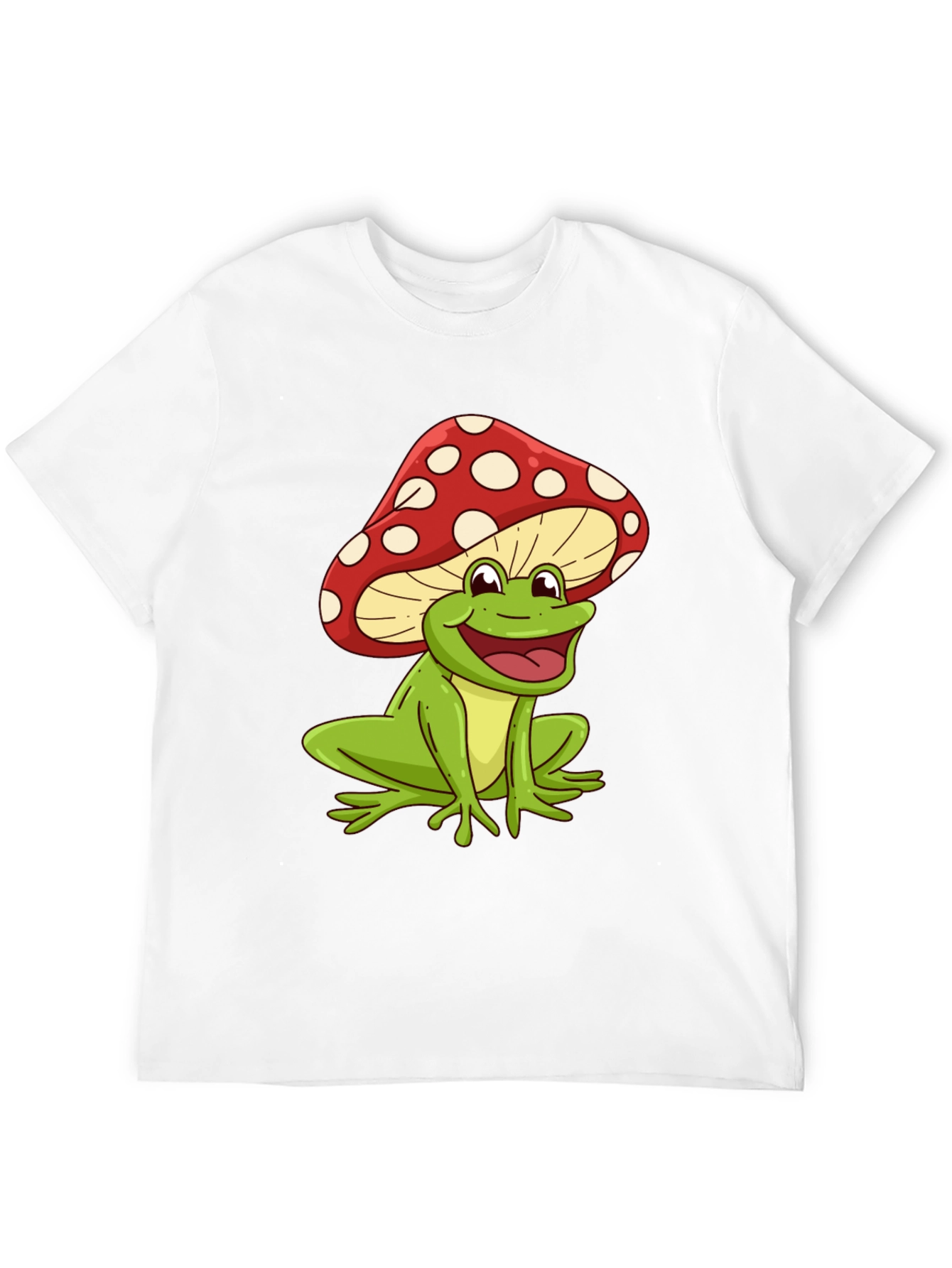 Mushroom Frog Graphic Tee - Funky Casual Style