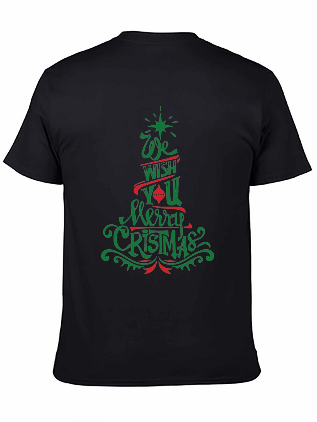 Festive Merry Christmas Graphic Tee