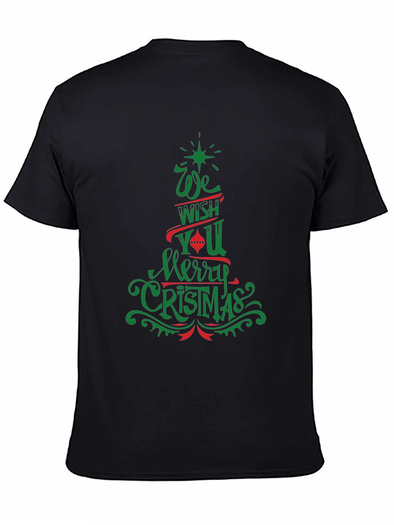 Festive Merry Christmas Graphic Tee