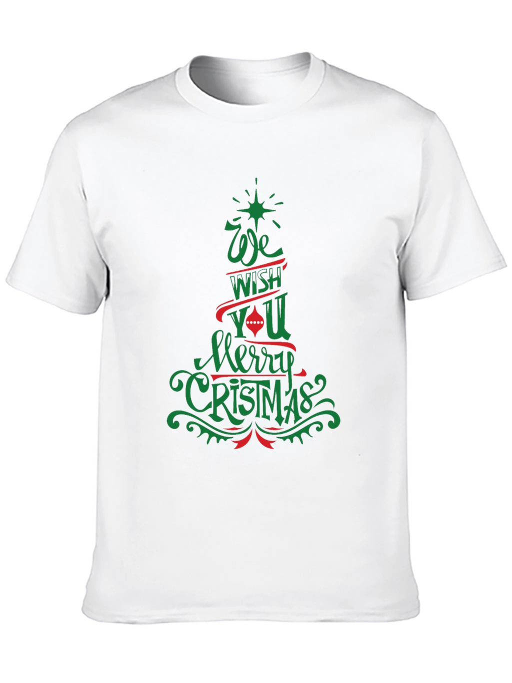 Festive Merry Christmas Graphic Tee