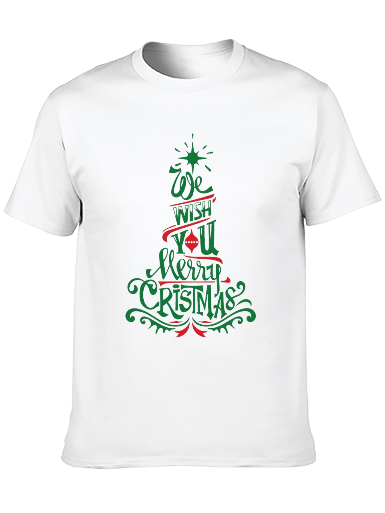 Festive Merry Christmas Graphic Tee