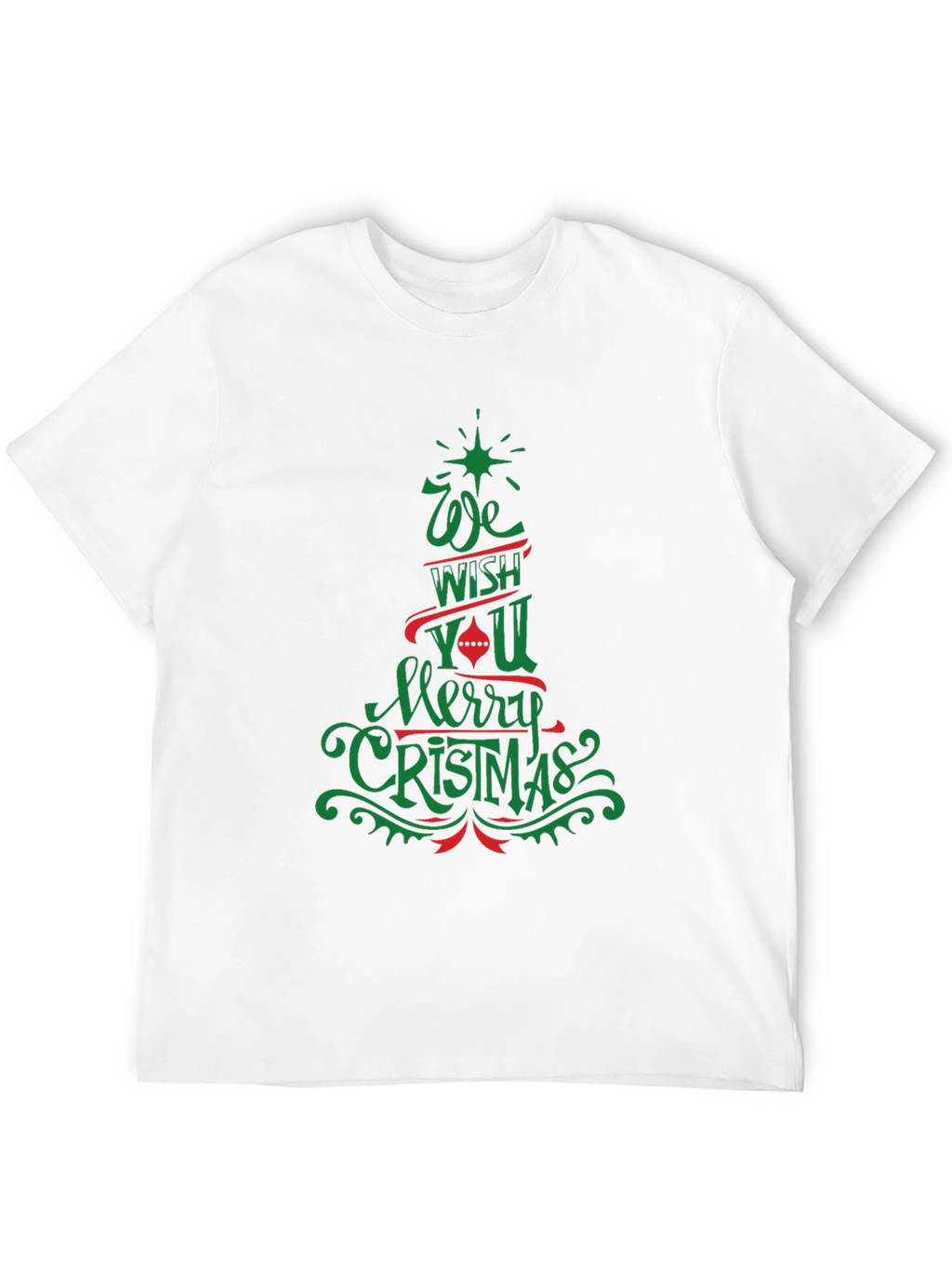 Festive Merry Christmas Graphic Tee