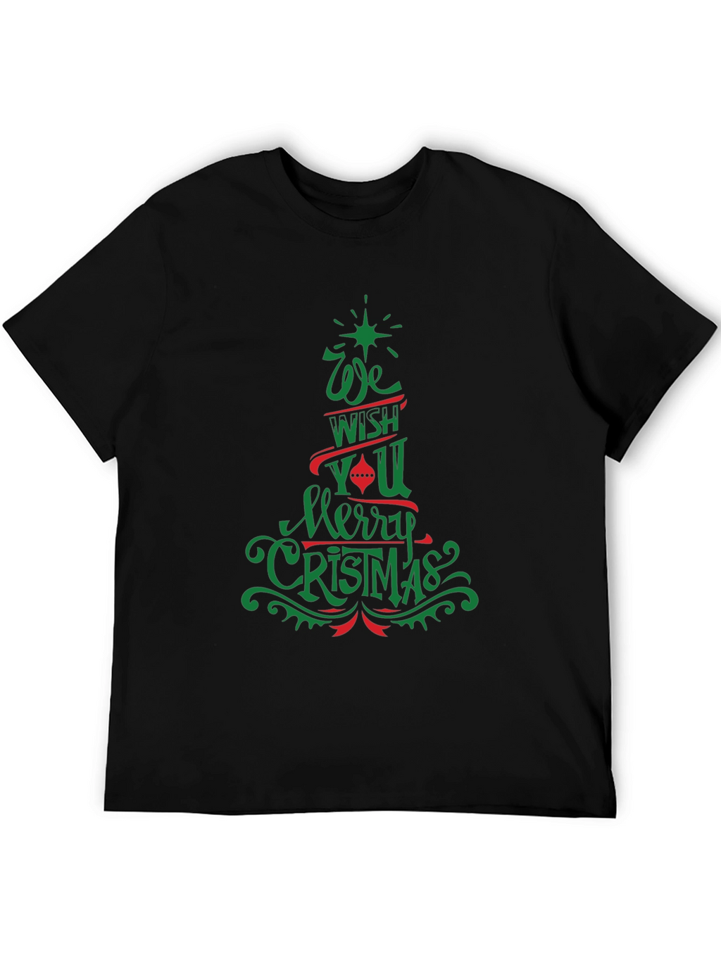 Festive Merry Christmas Graphic Tee